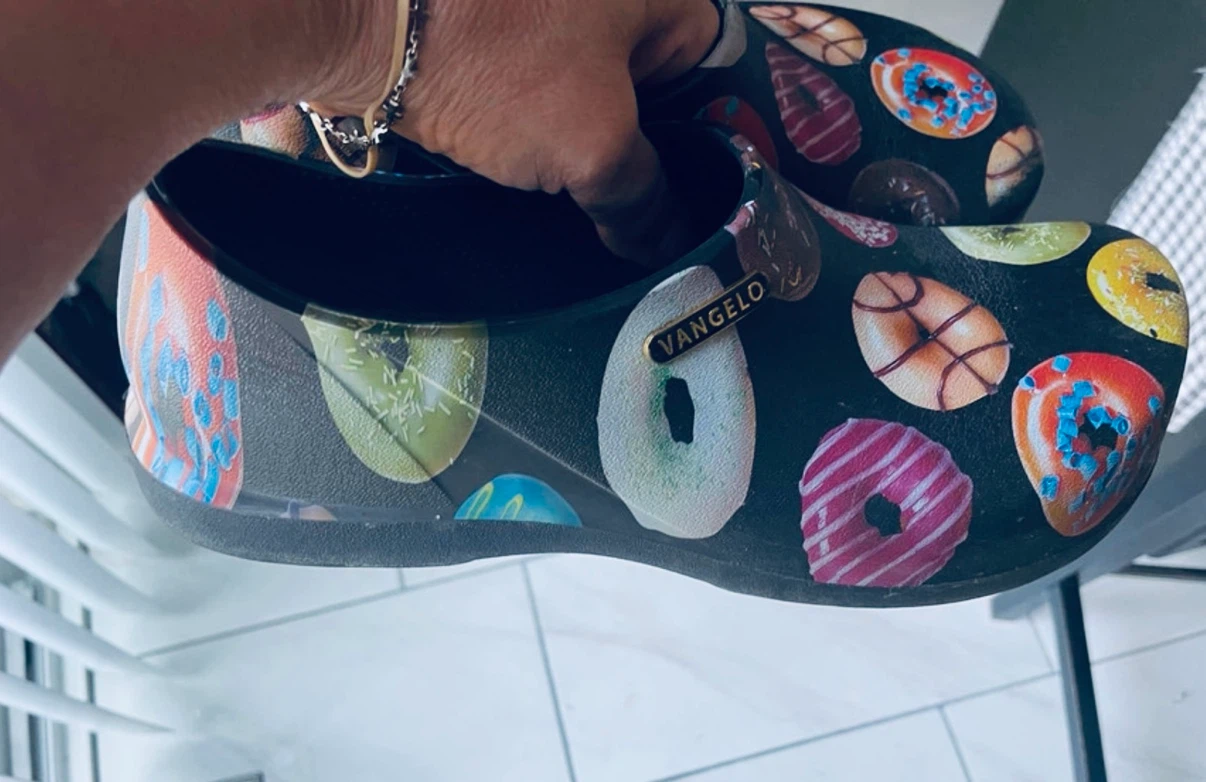Vangelo Donut Clogs, Slip Resistant Size L12 M10 - photo 3