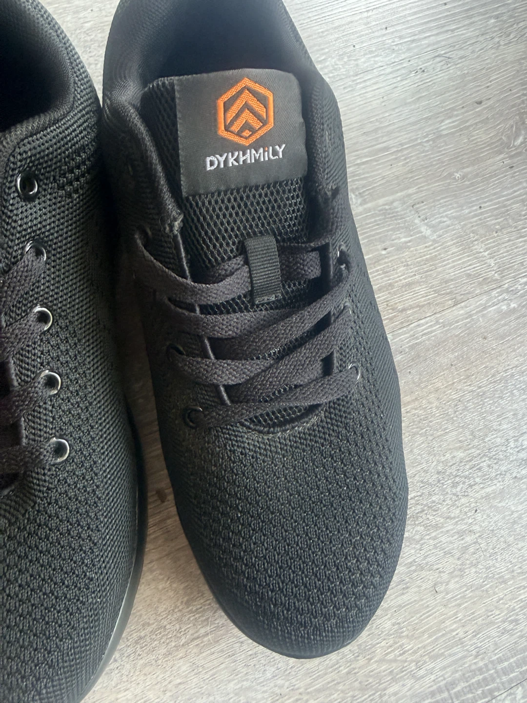 Brand New DYKHMILY Black STEEEL TOE sneakers - photo 4