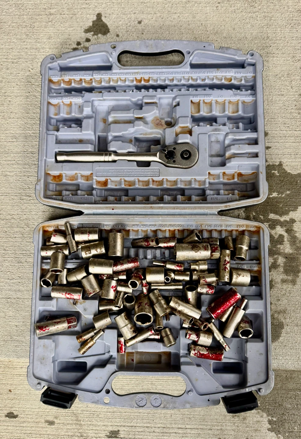 Stanley Socket Set with Ratchet, Used - photo 2