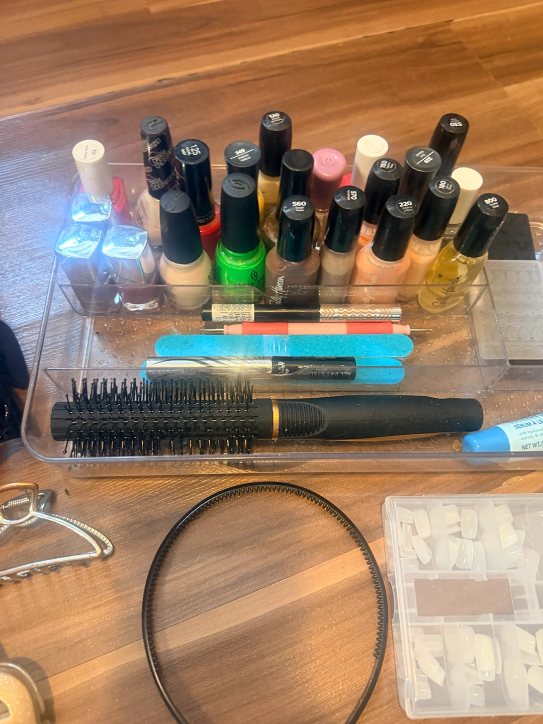 Assorted Hair Accessories & Nail Polish Lot - photo 3