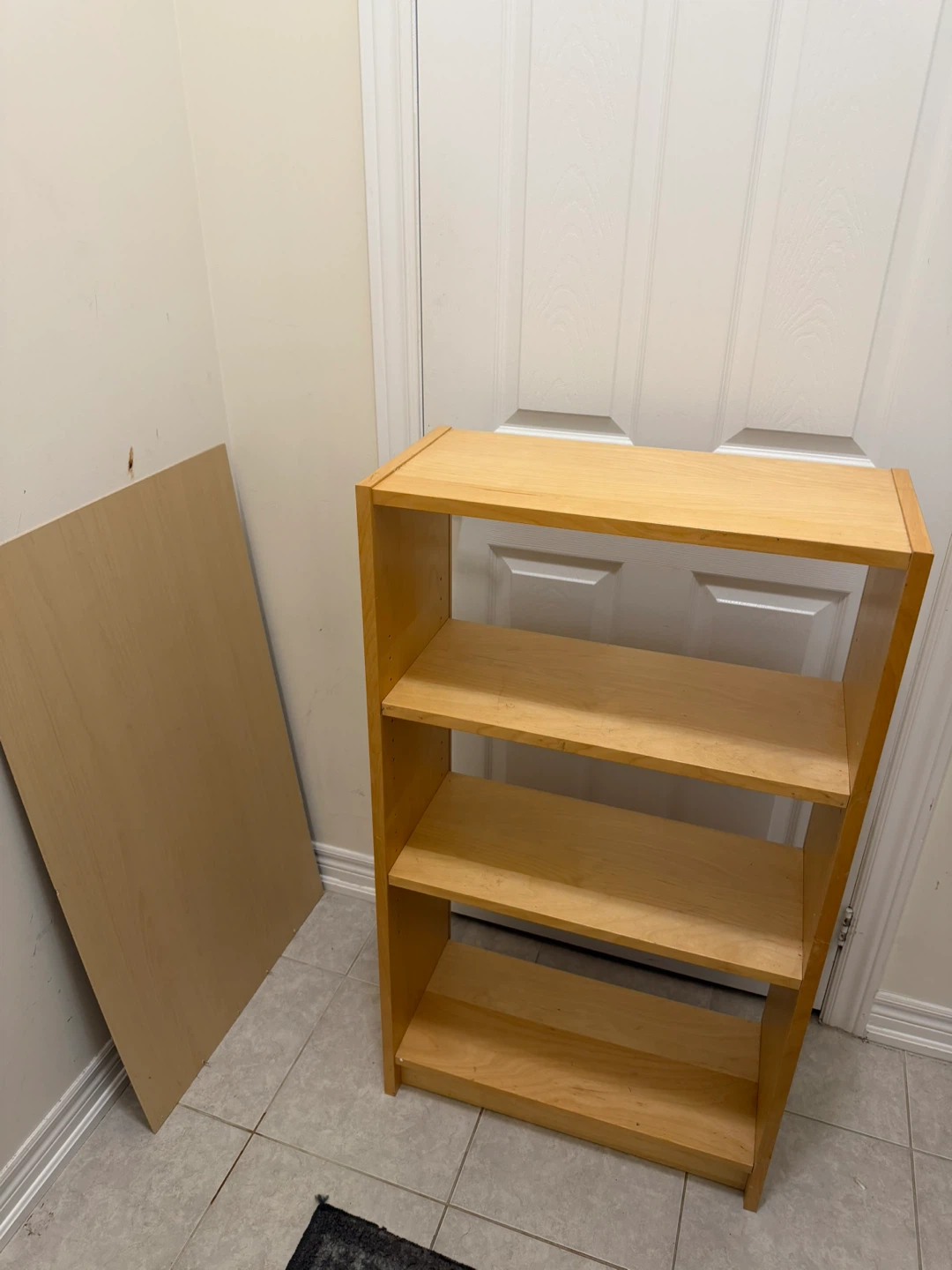 Wooden 3-Shelf Bookcase