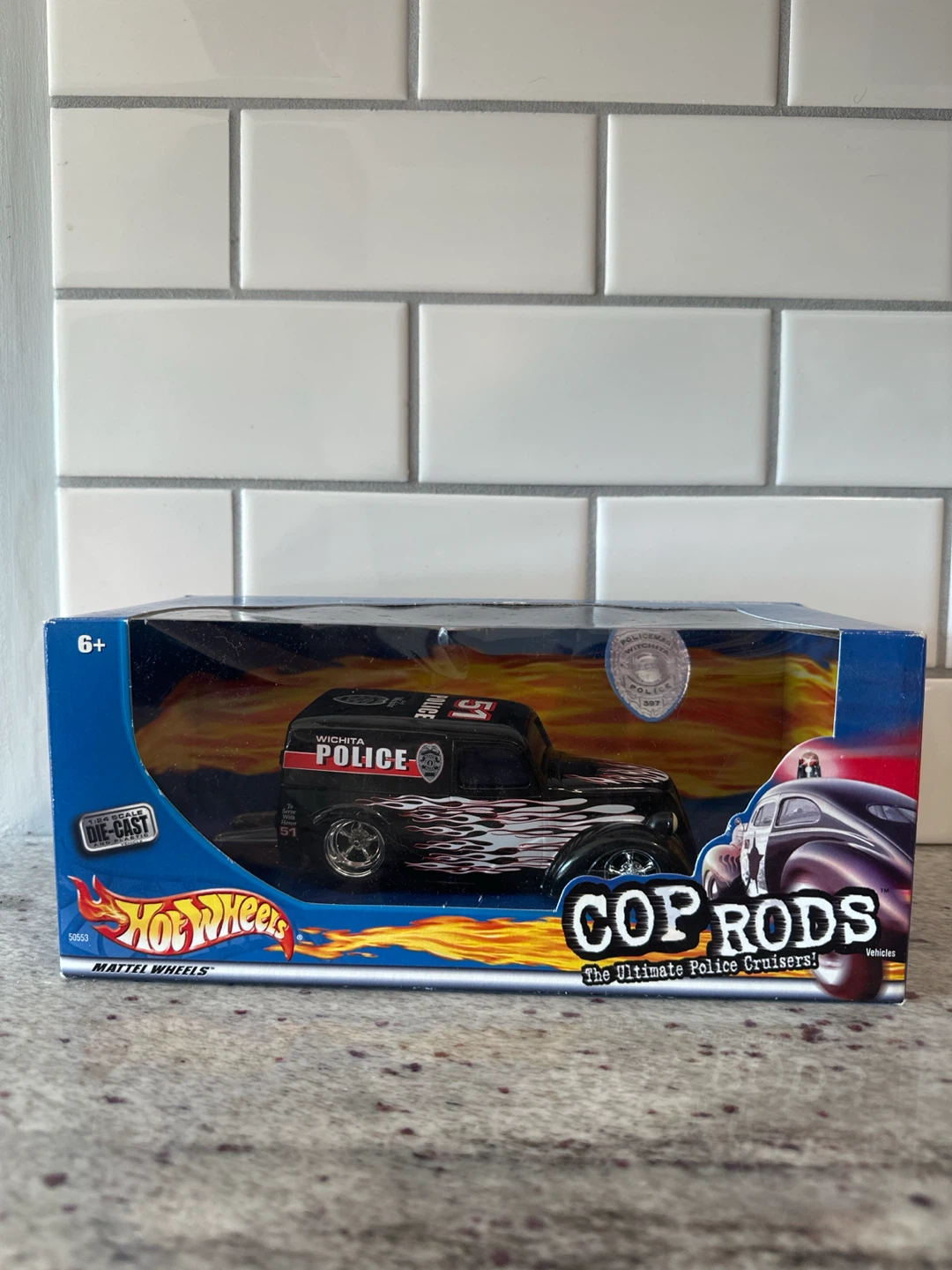 Hot Wheels Cop Rods Wichita Police Die-Cast Car