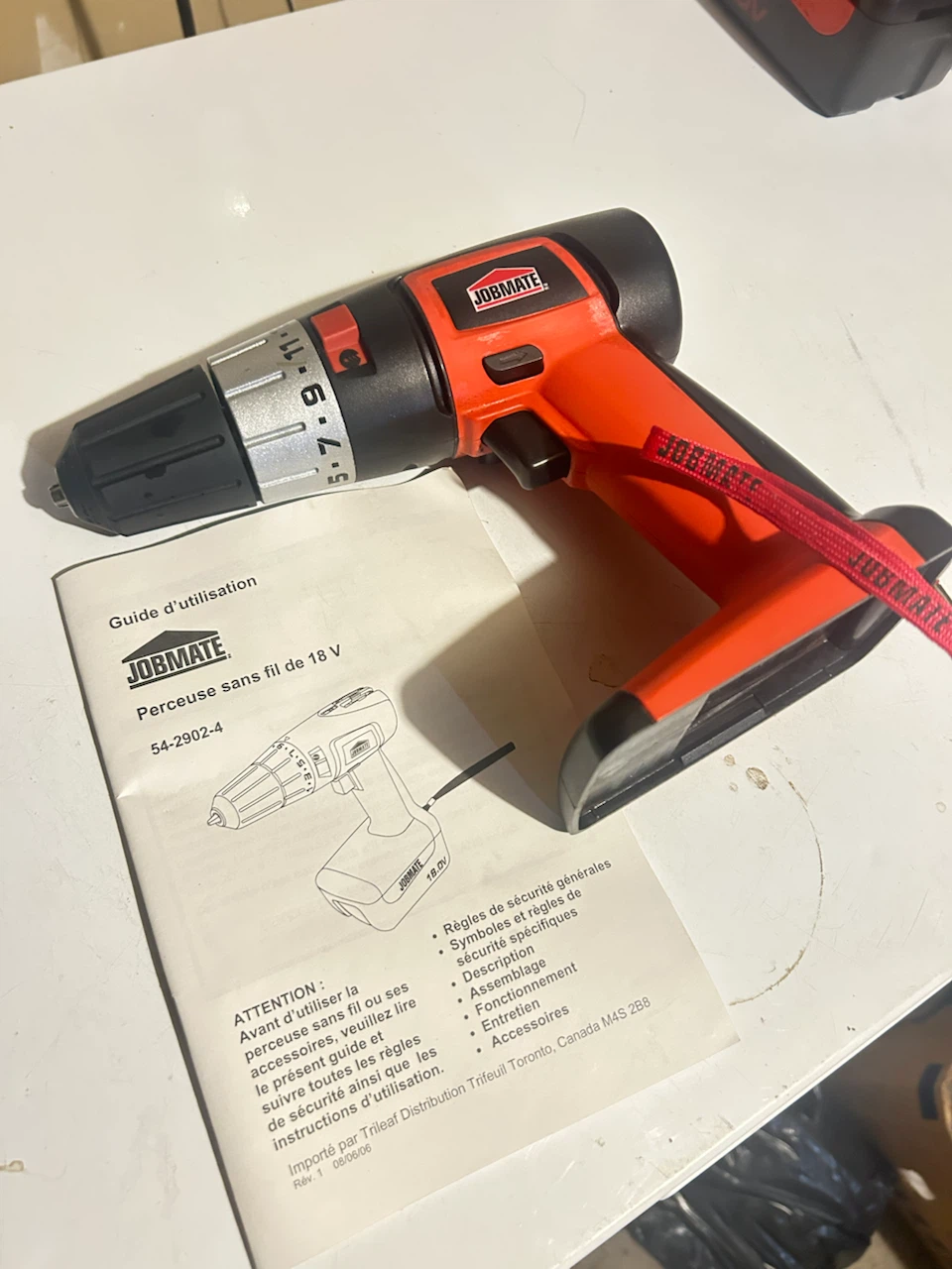 JOBMATE 18V Cordless Drill Set with Accessories - photo 2