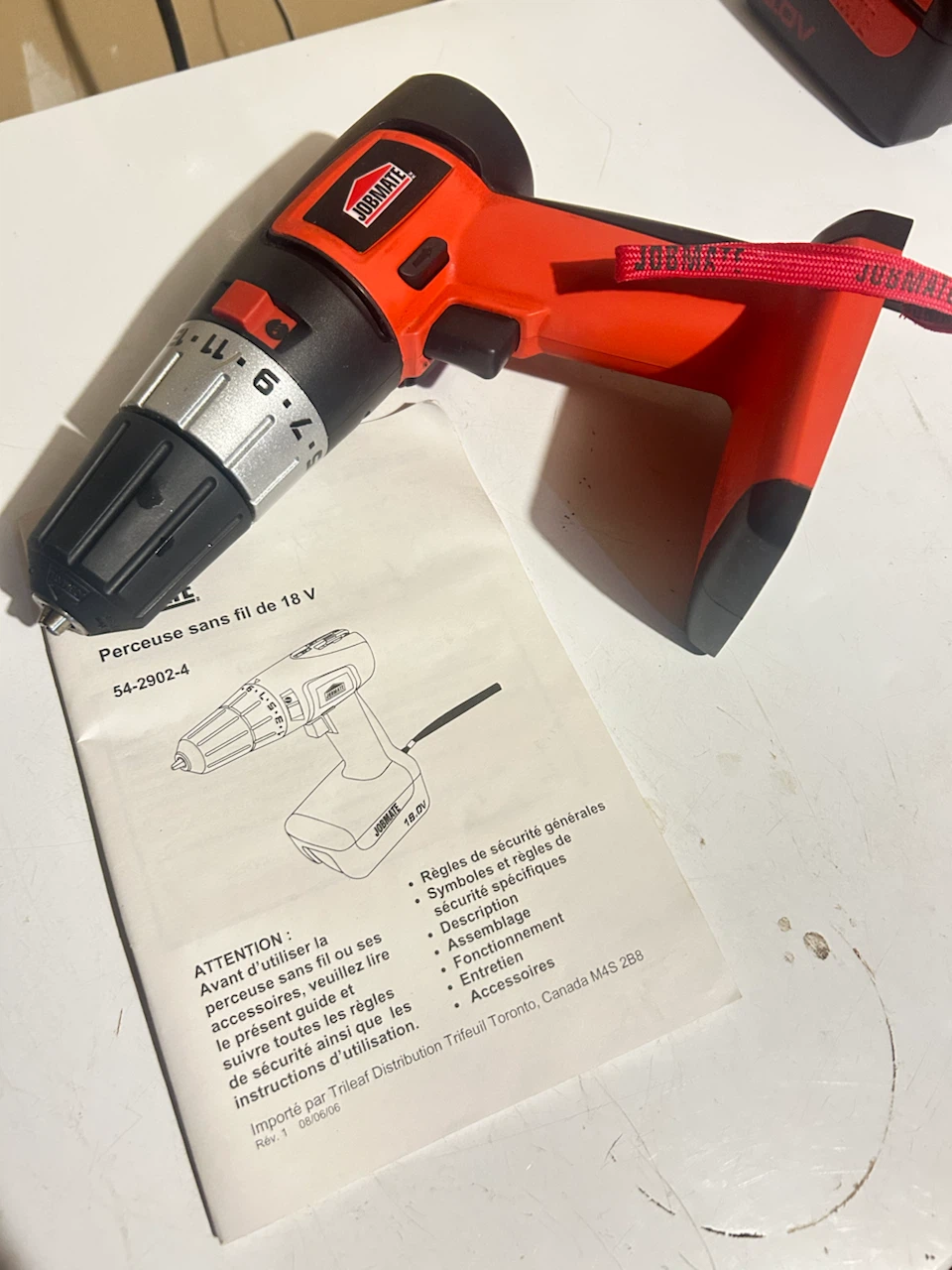 JOBMATE 18V Cordless Drill Set with Accessories - photo 4