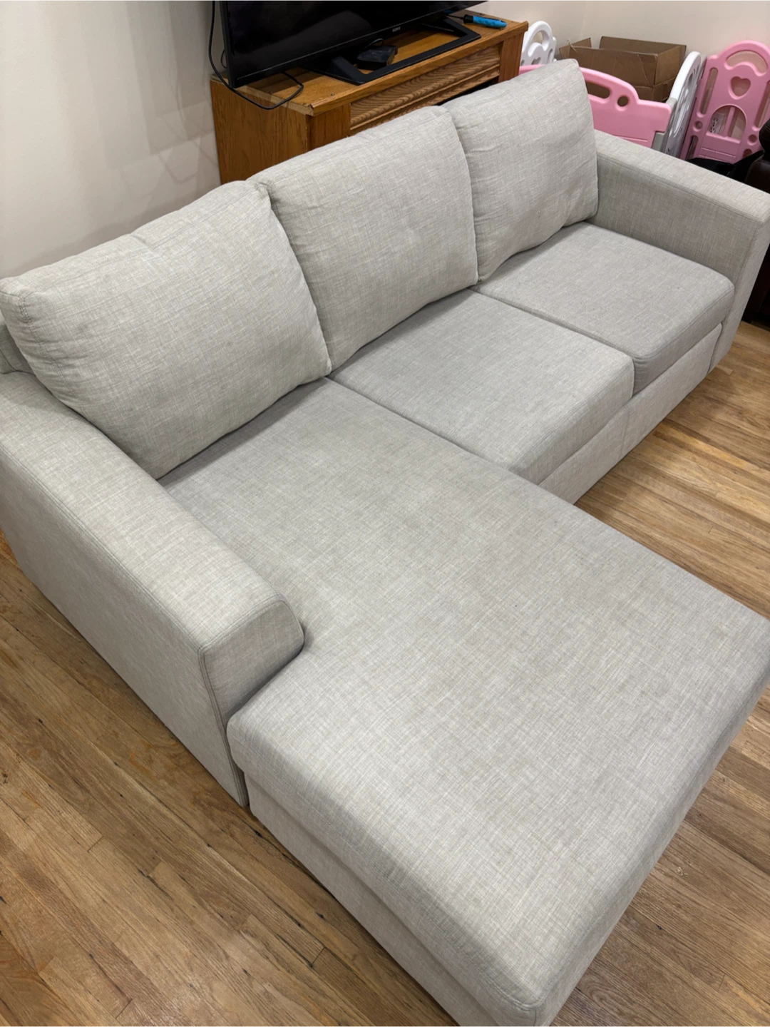 Ikea Sofa with chaise lounge & delivery - photo 2