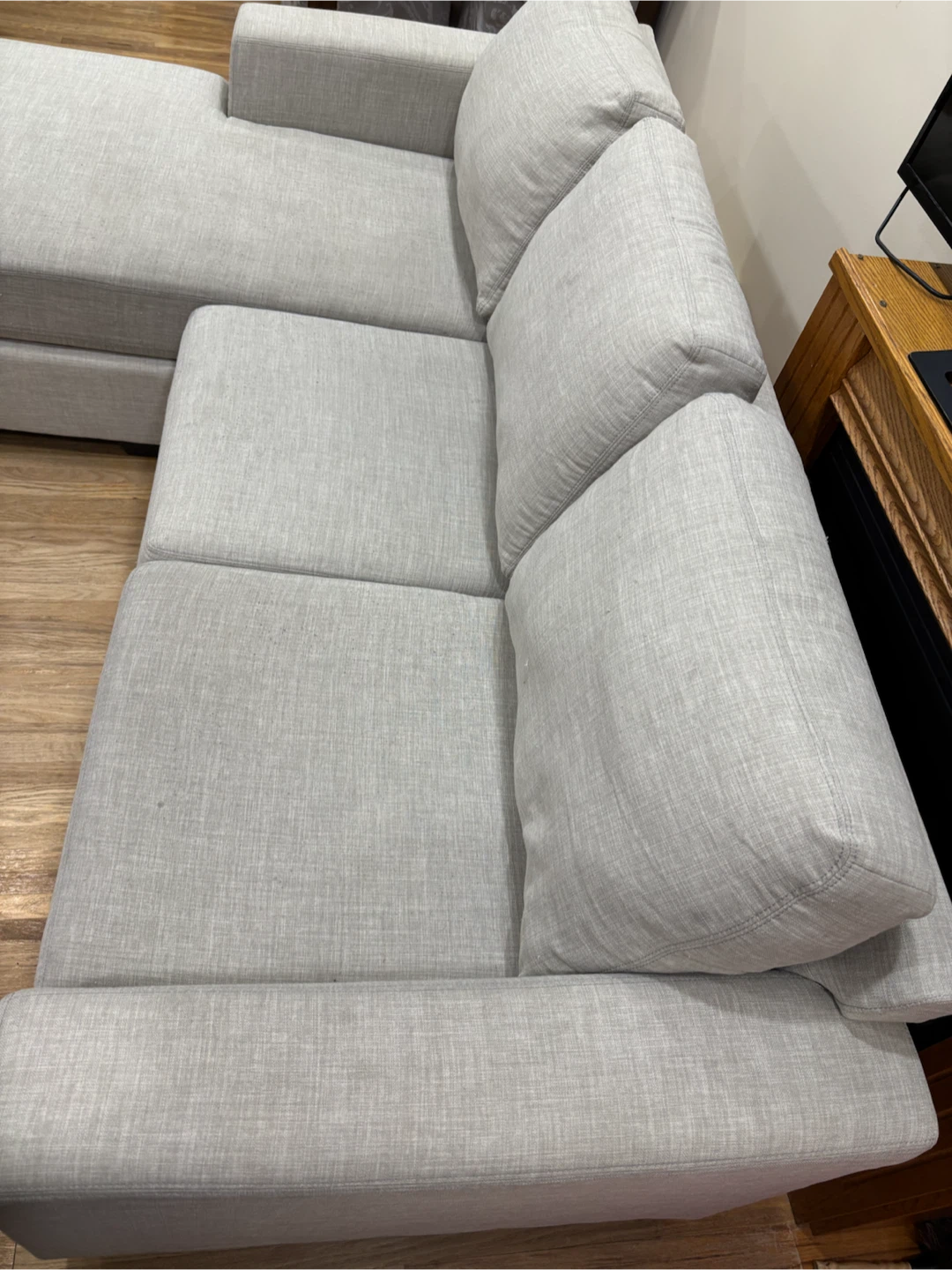 Ikea Sofa with chaise lounge & delivery - photo 3