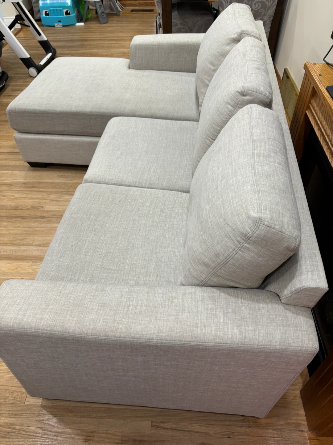Ikea Sofa with chaise lounge & delivery - photo 5