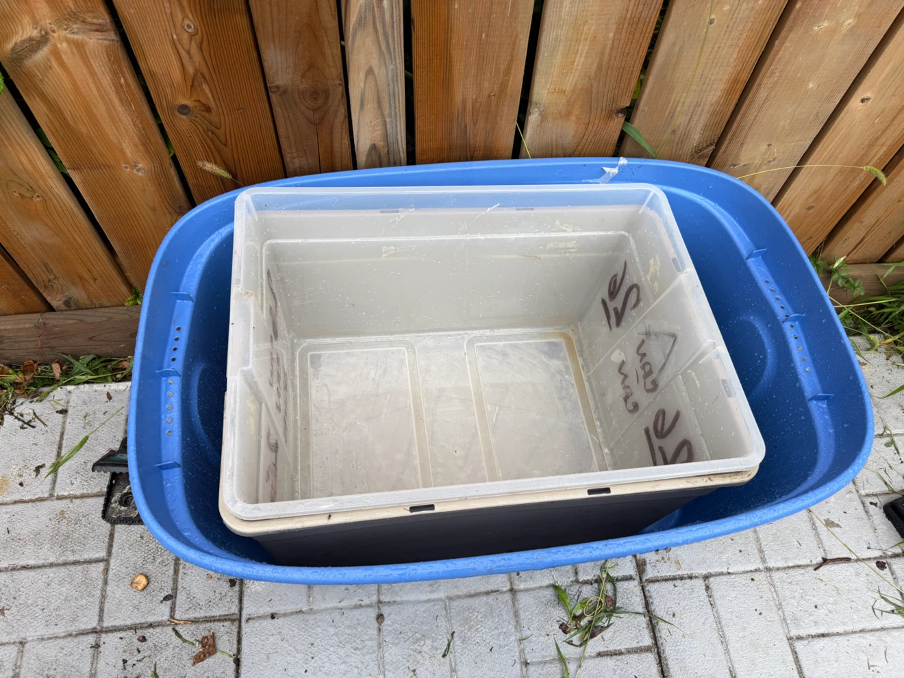 5 plastics boxes - no lid - all for 15$ - photo 3