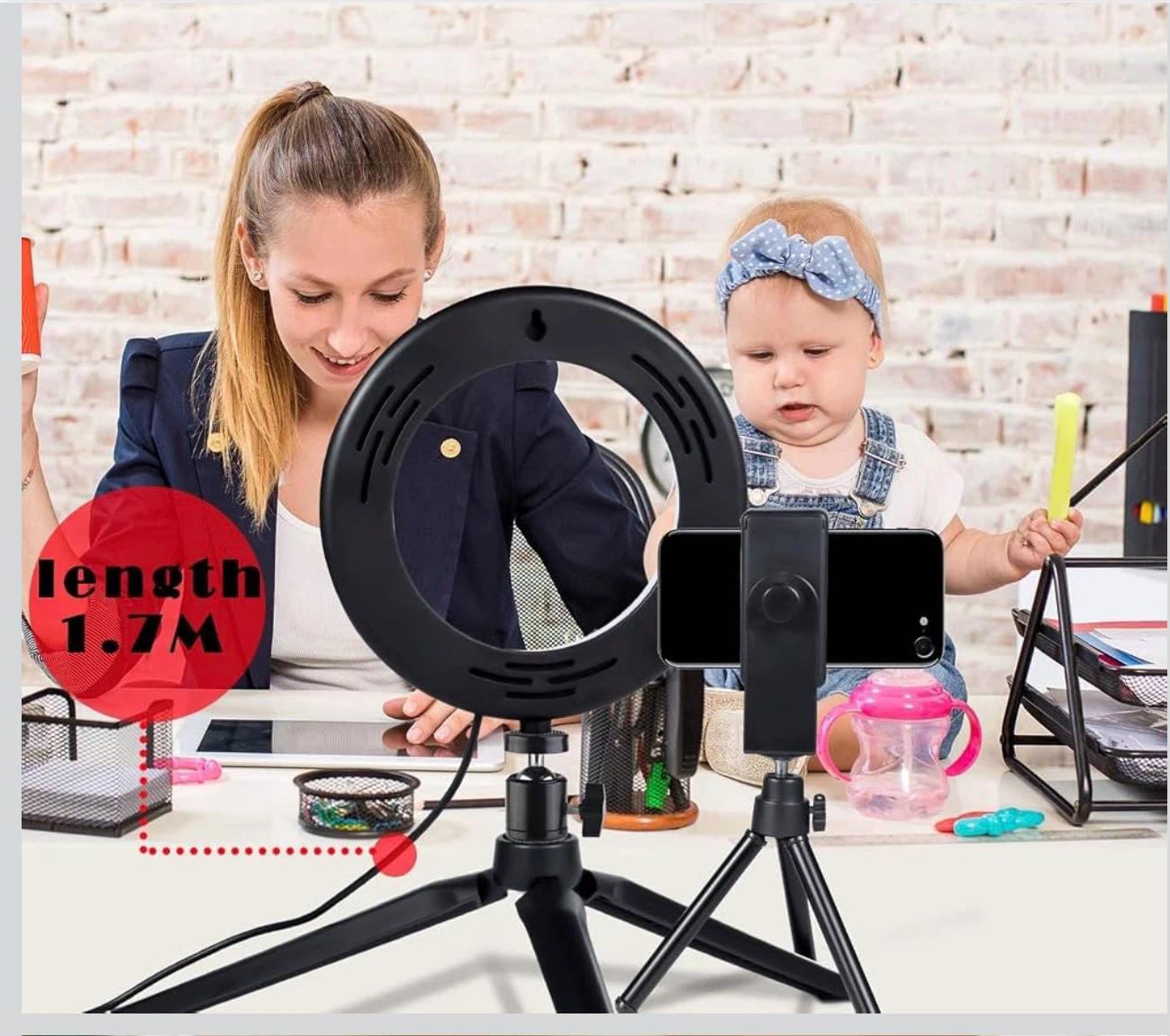 BRAND NEW!!! MACTREM 6" Small Ring Light with Stand - photo 4