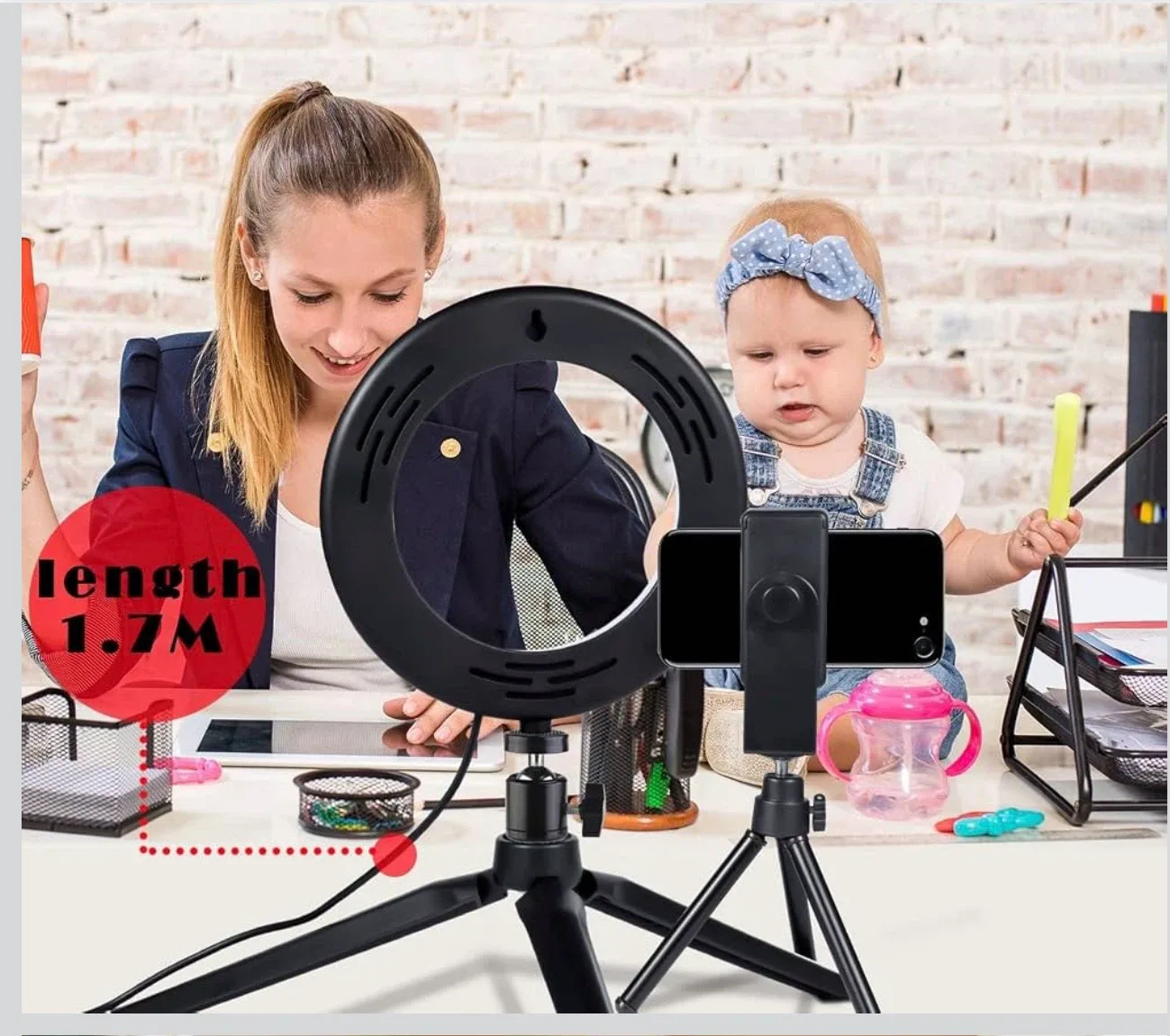 BRAND NEW!!! MACTREM 6" Small Ring Light with Stand - photo 4