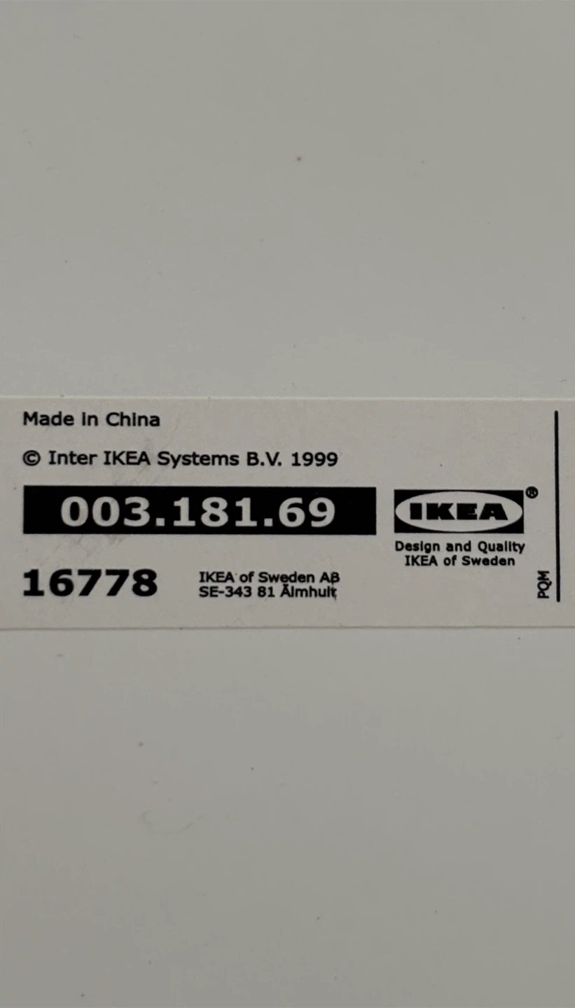 IKEA White 3-Tier Shelf Unit - photo 2