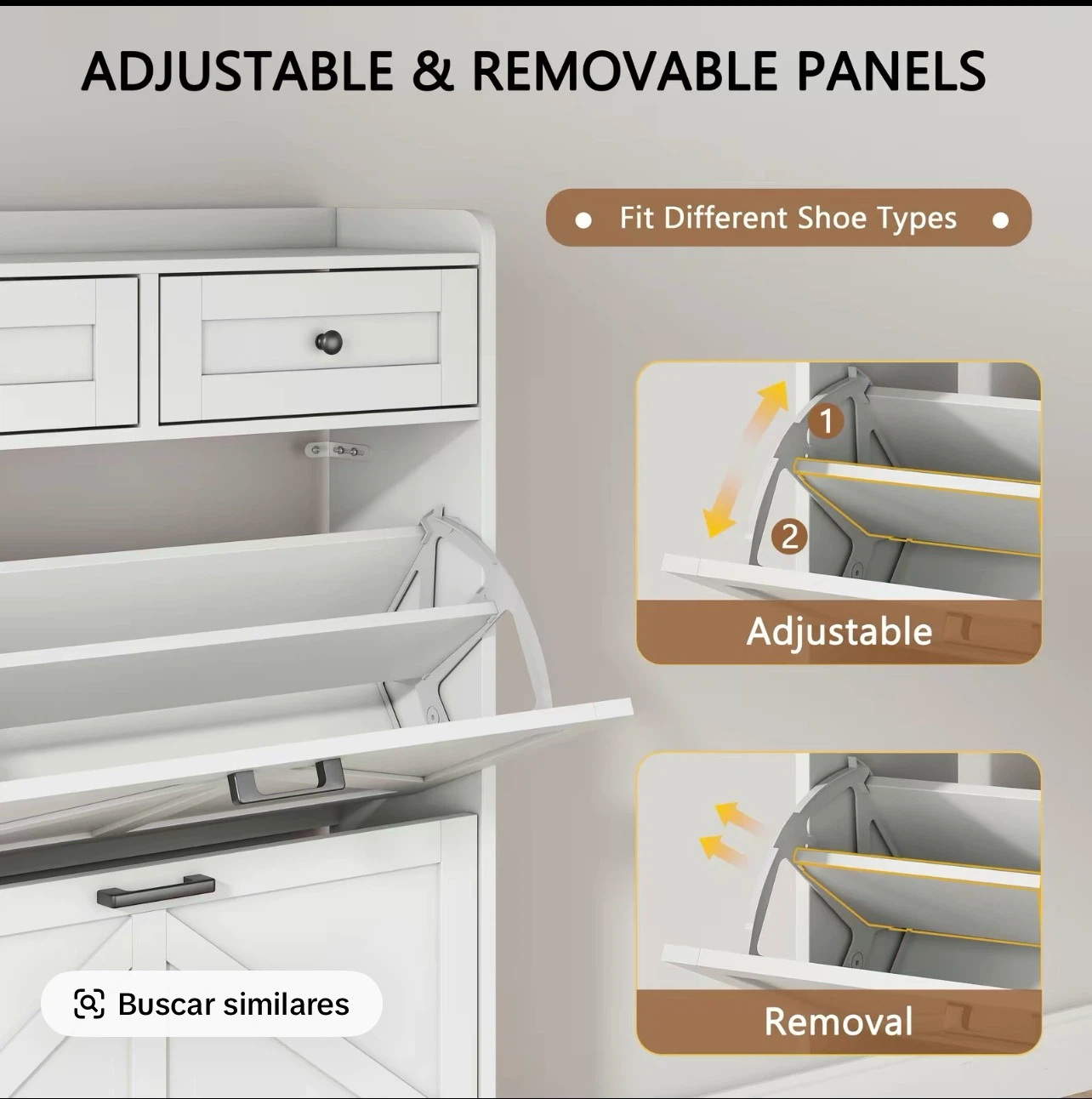 Shoe Storage Cabinet for Entryway - photo 5