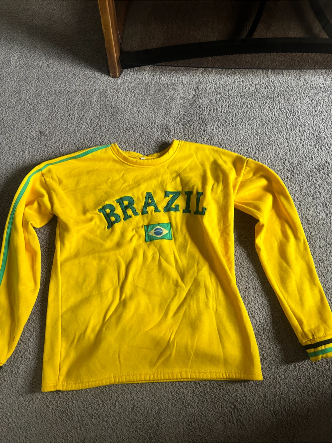 Yellow Brazil Long Sleeve Shirt