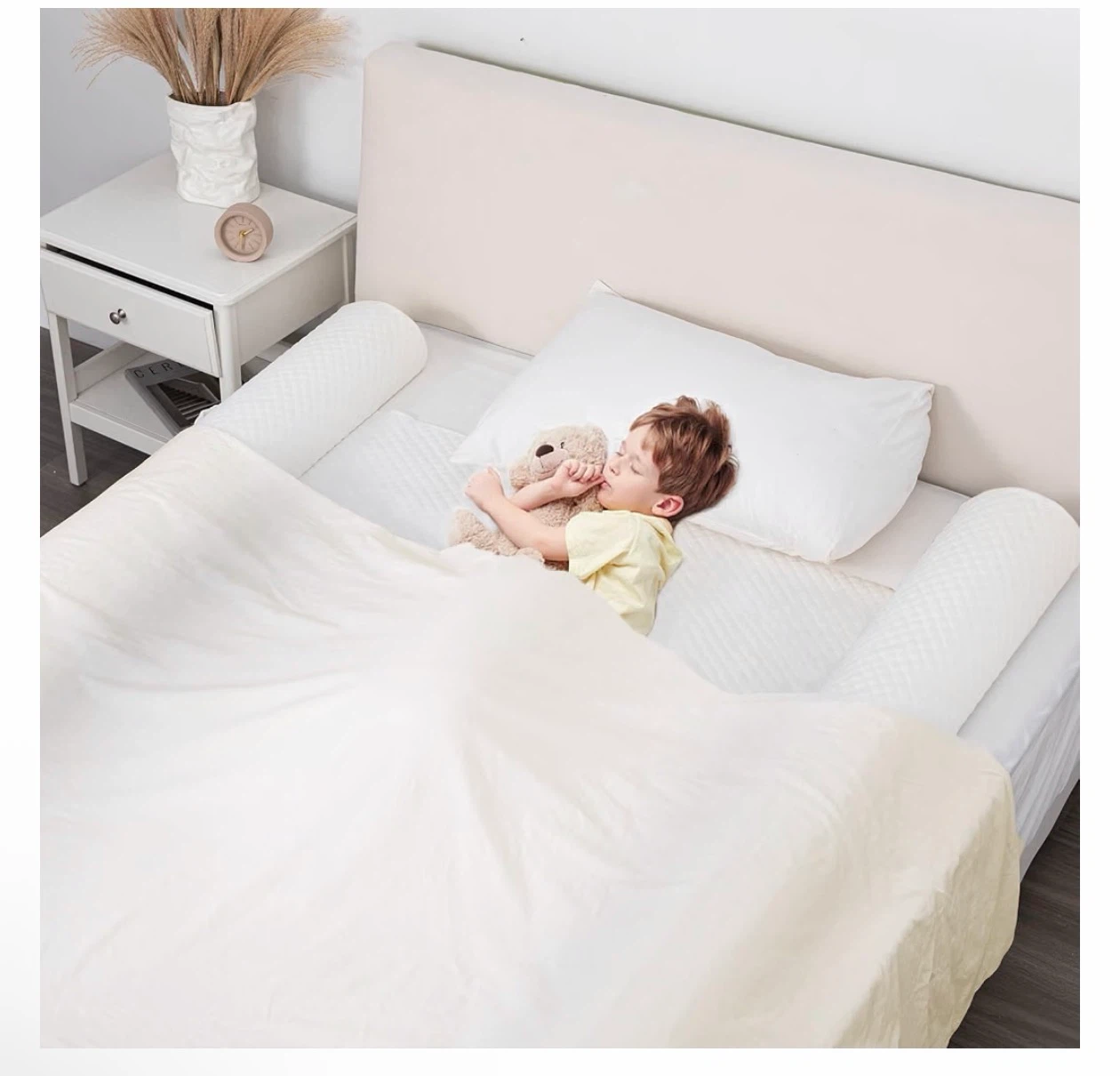 YIHATA Bed Rail for Toddlers Foldable Bed Bumper 2 Pack - photo 2