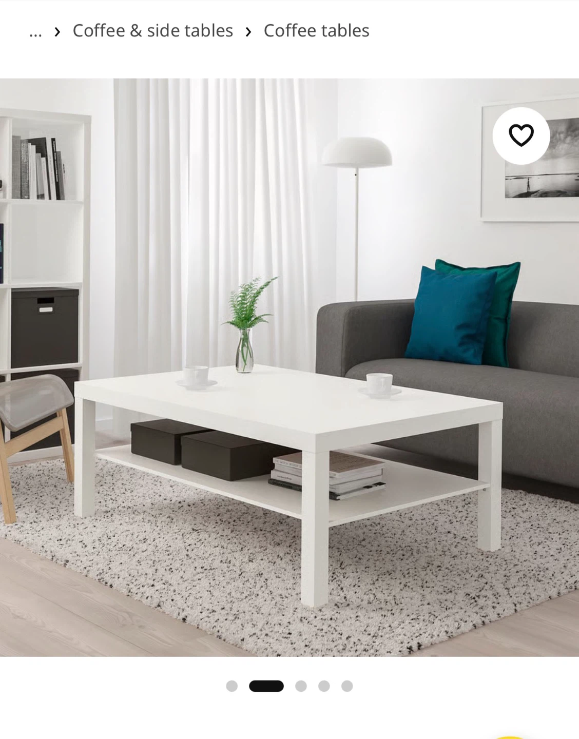 IKEA LACK Coffee Table - White - photo 5