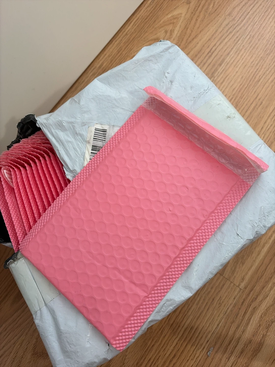Pink Bubble Mailers
