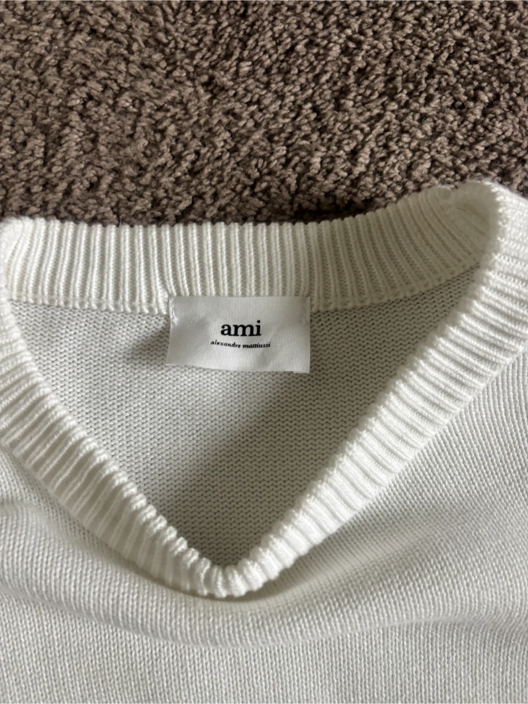 AMI White Striped Sweater - photo 2