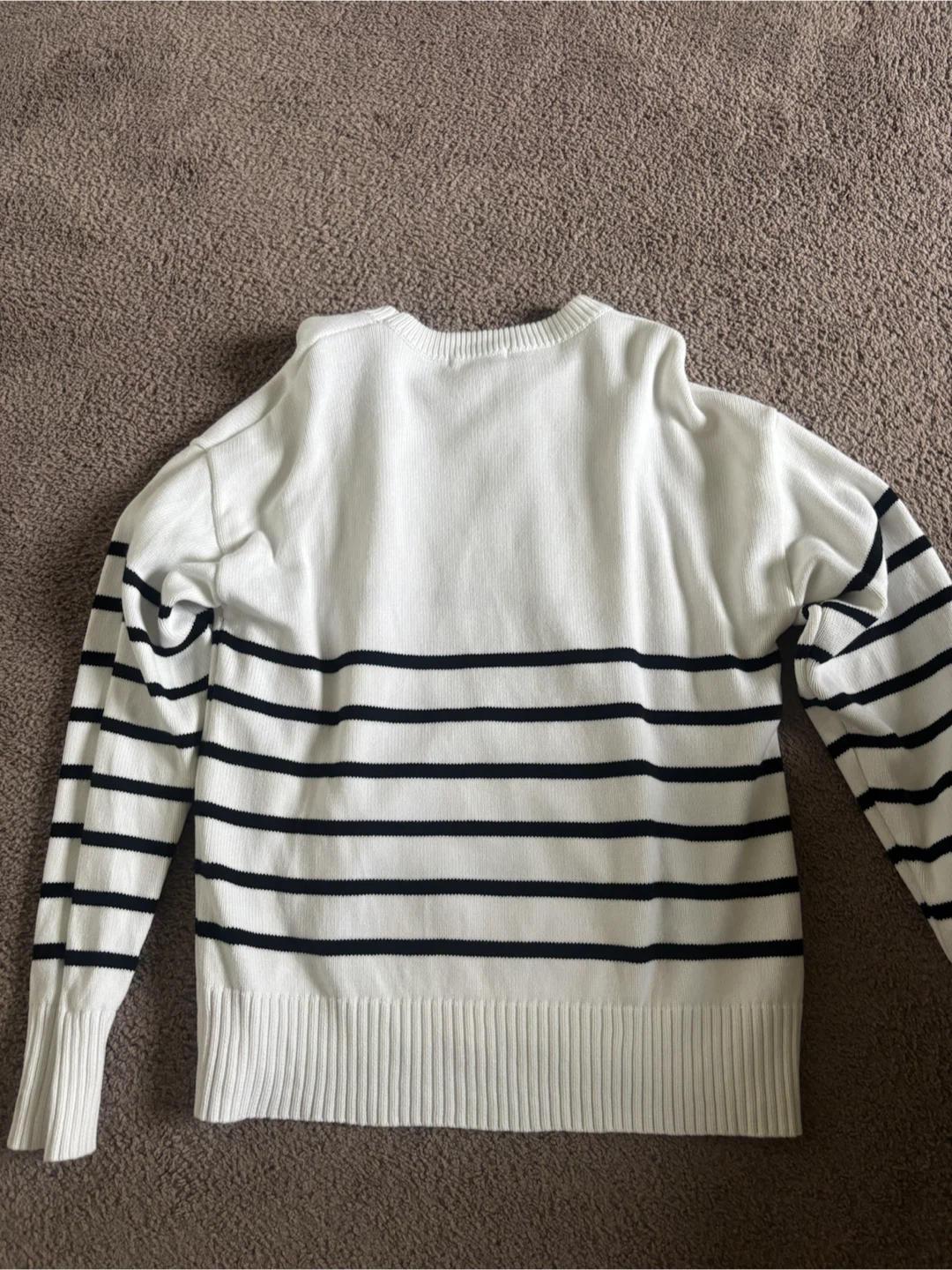 AMI White Striped Sweater - photo 3