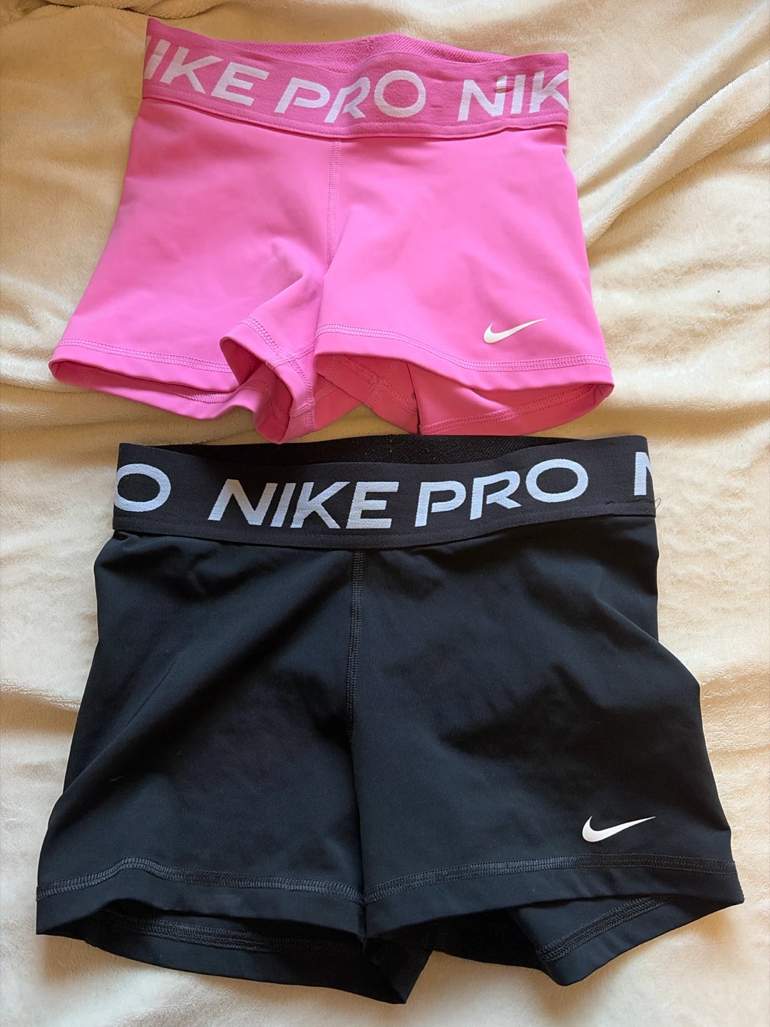 Nike Pro Dri-Fit Shorts (2 pairs) - XS and S
