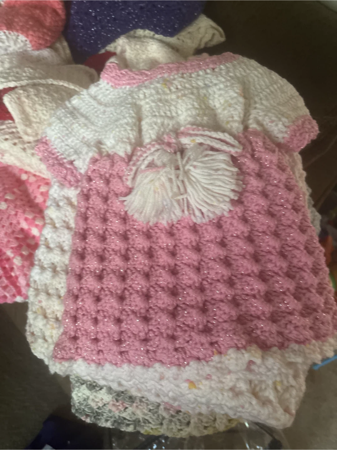 Handmade Crochet Baby Clothes & Blankets