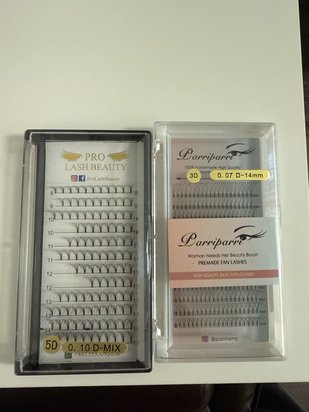 D curl Eyelash Extensions
