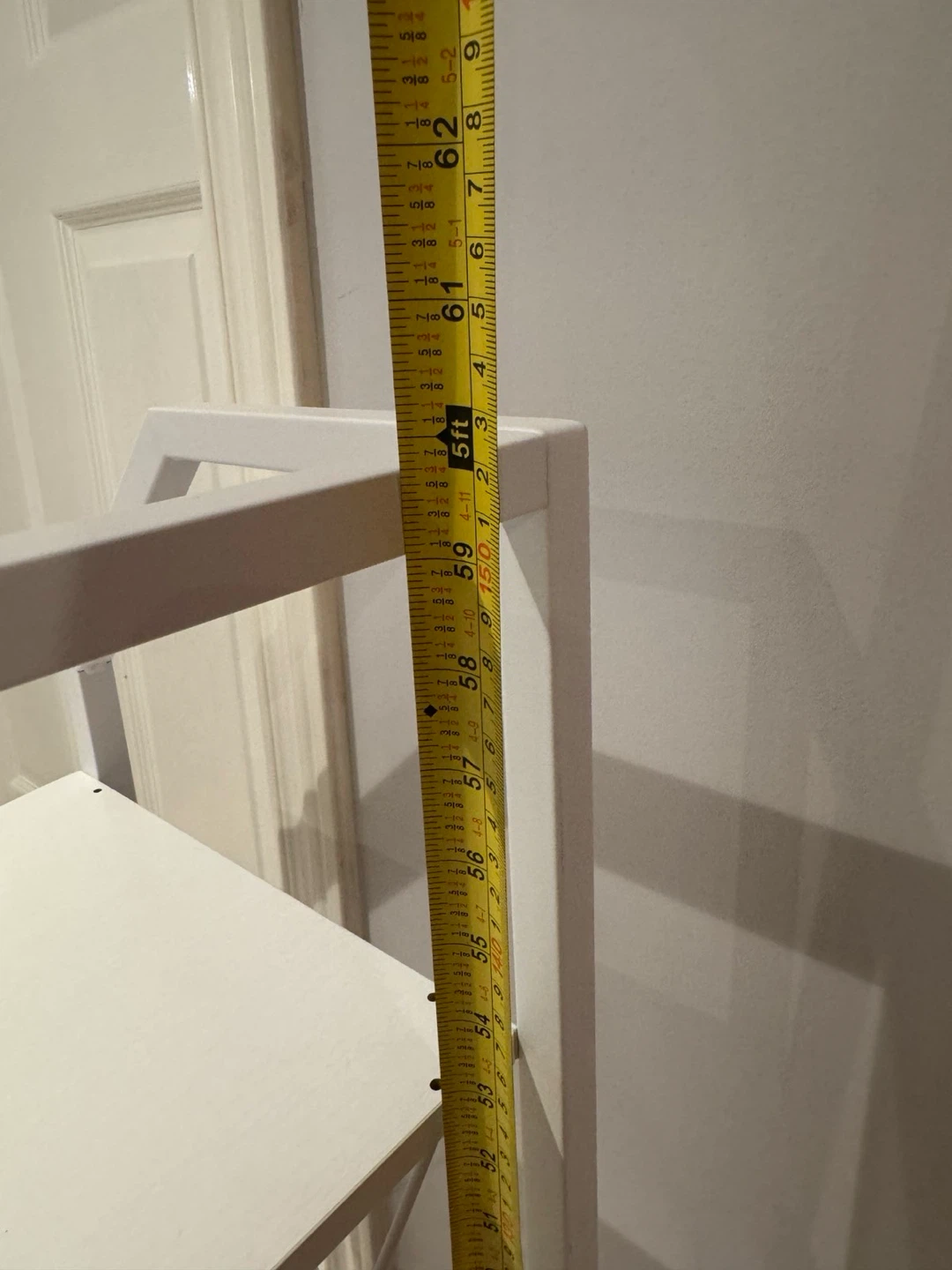 White 5-Tier Corner Shelf Unit - photo 4