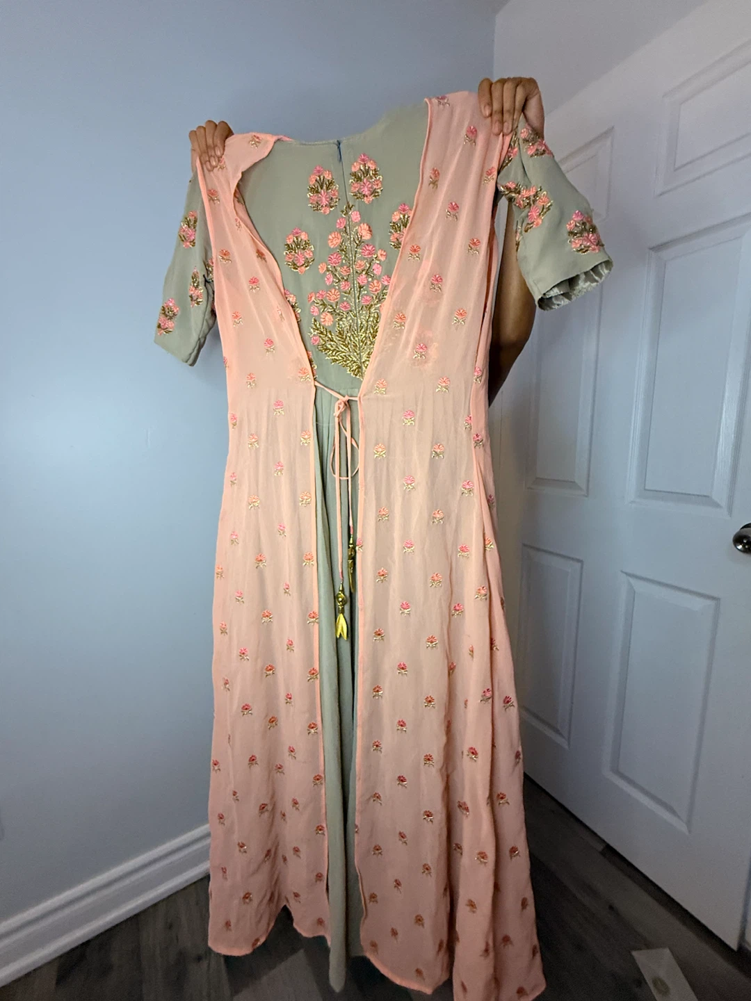 Embroidered Maxi Dress - photo 4