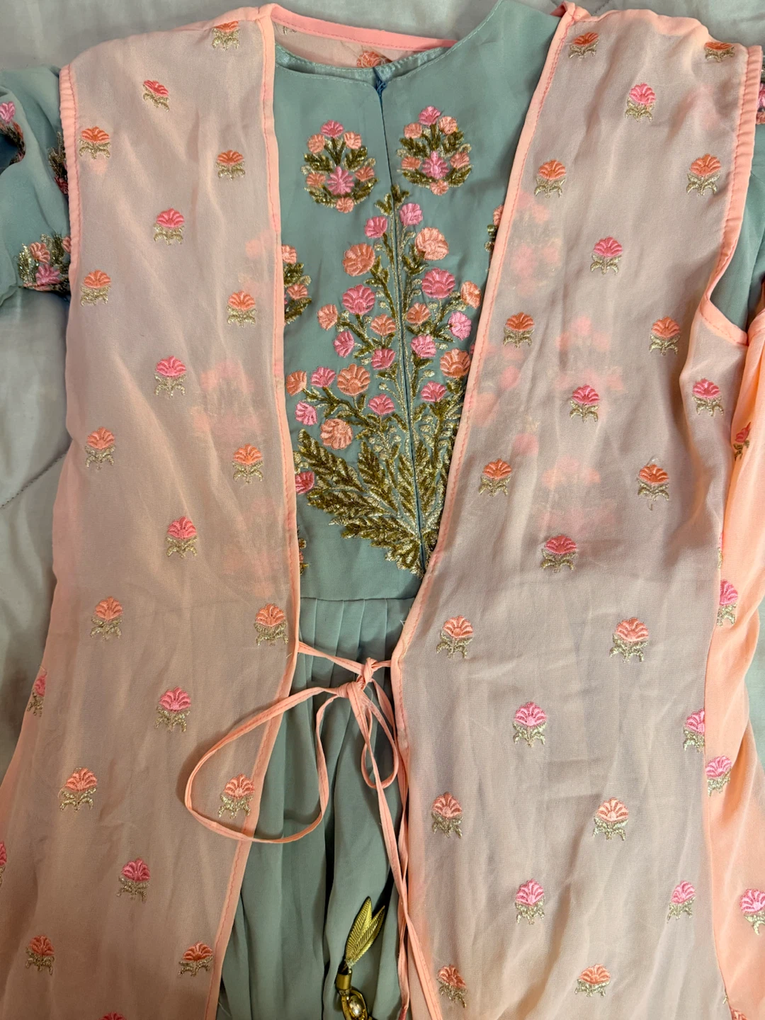 Embroidered Maxi Dress - photo 5