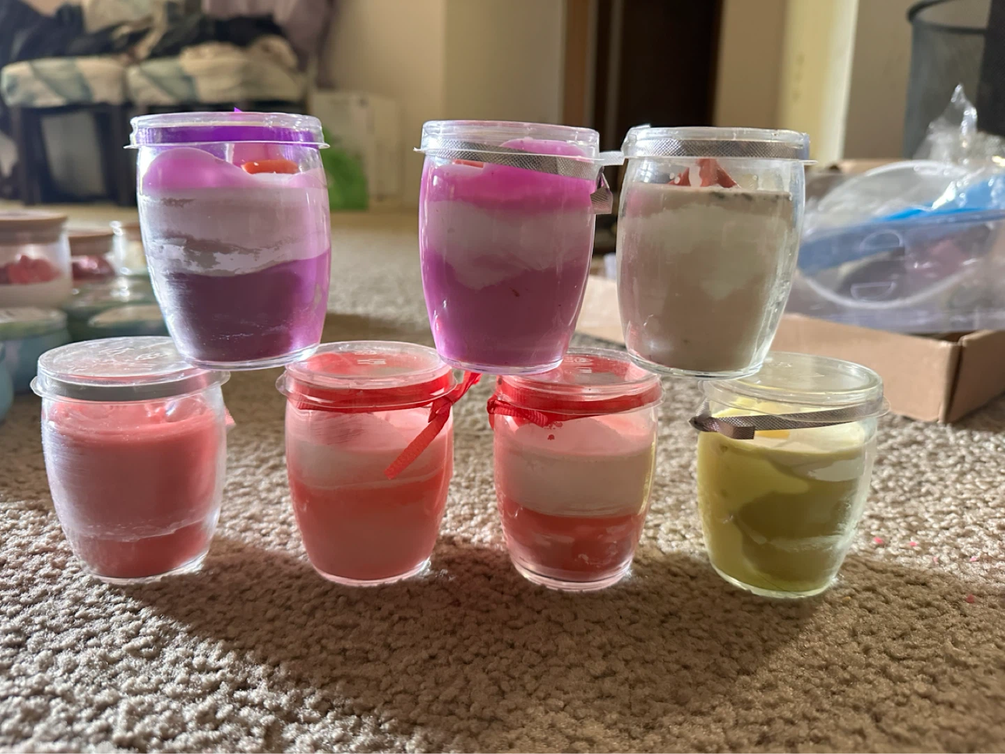 Set of 7 Scented Candles