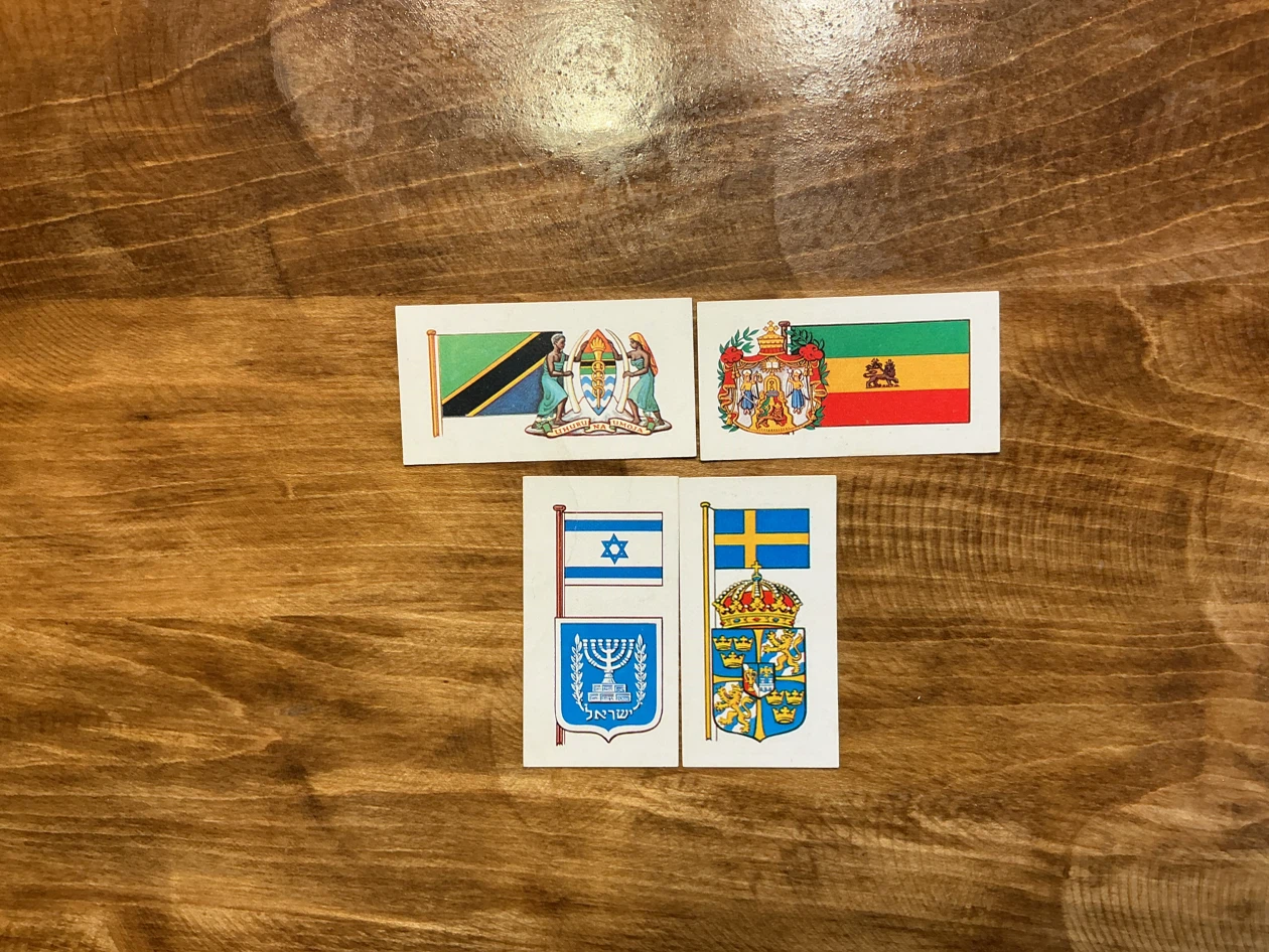 4. 1967 Brooke Bond Tea FLAGS & EMBLEMS of THE WORLD Cards - photo 3