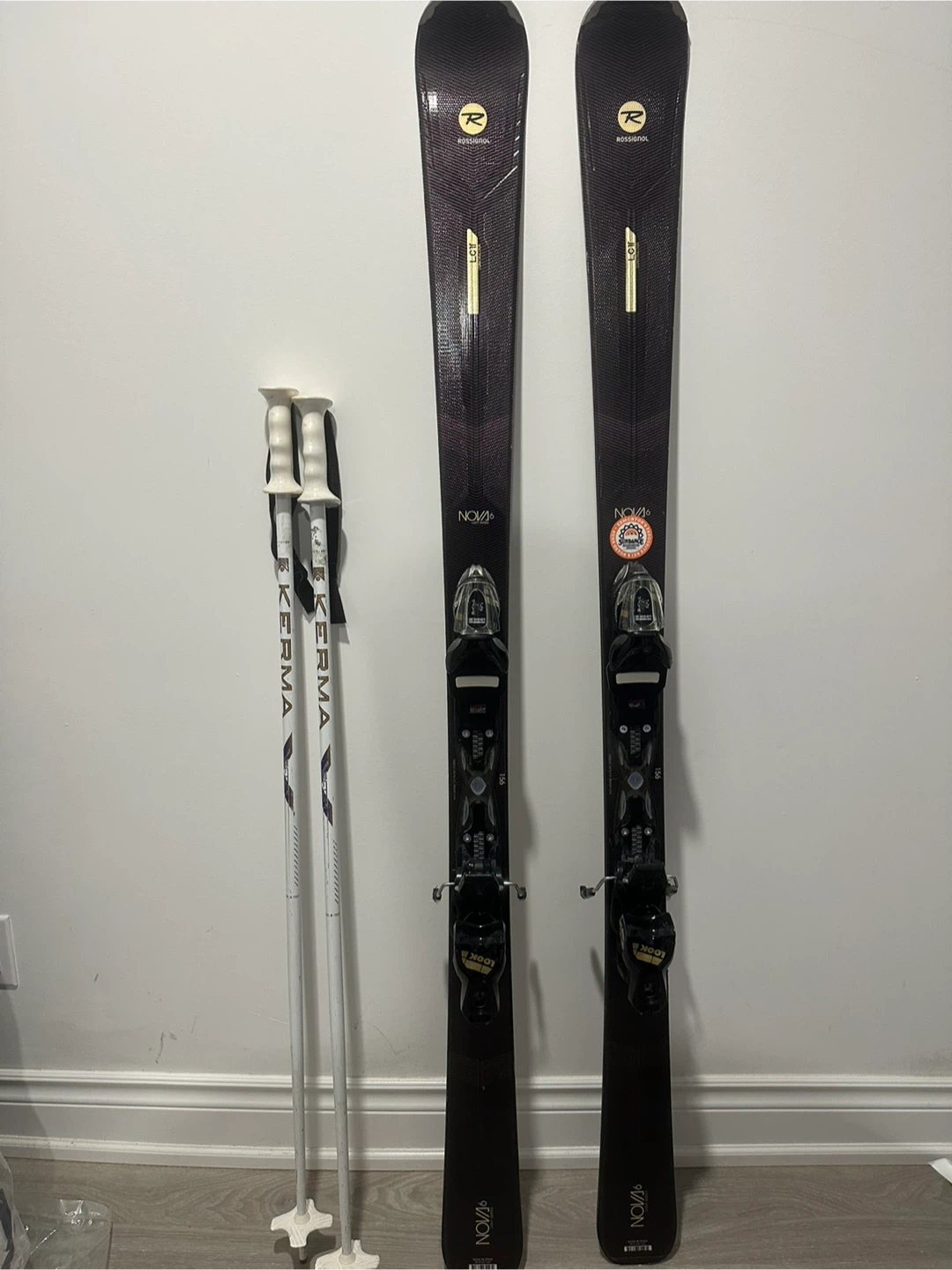 Rossignol Nova 6 Light Series Skis with Poles