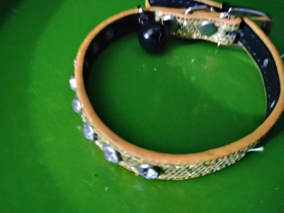Sparkly Cat Collar with Bell - photo 3