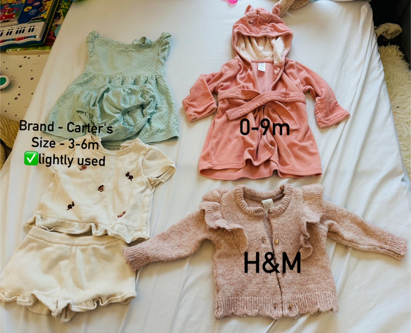 Baby Girl Clothes Bundle (Uniqlo, Zara, H&M, Carter's, Old Navy) - photo 3
