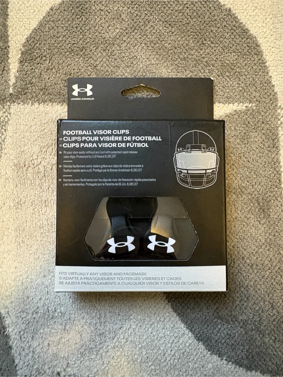 Under Armour Football Visor Clips