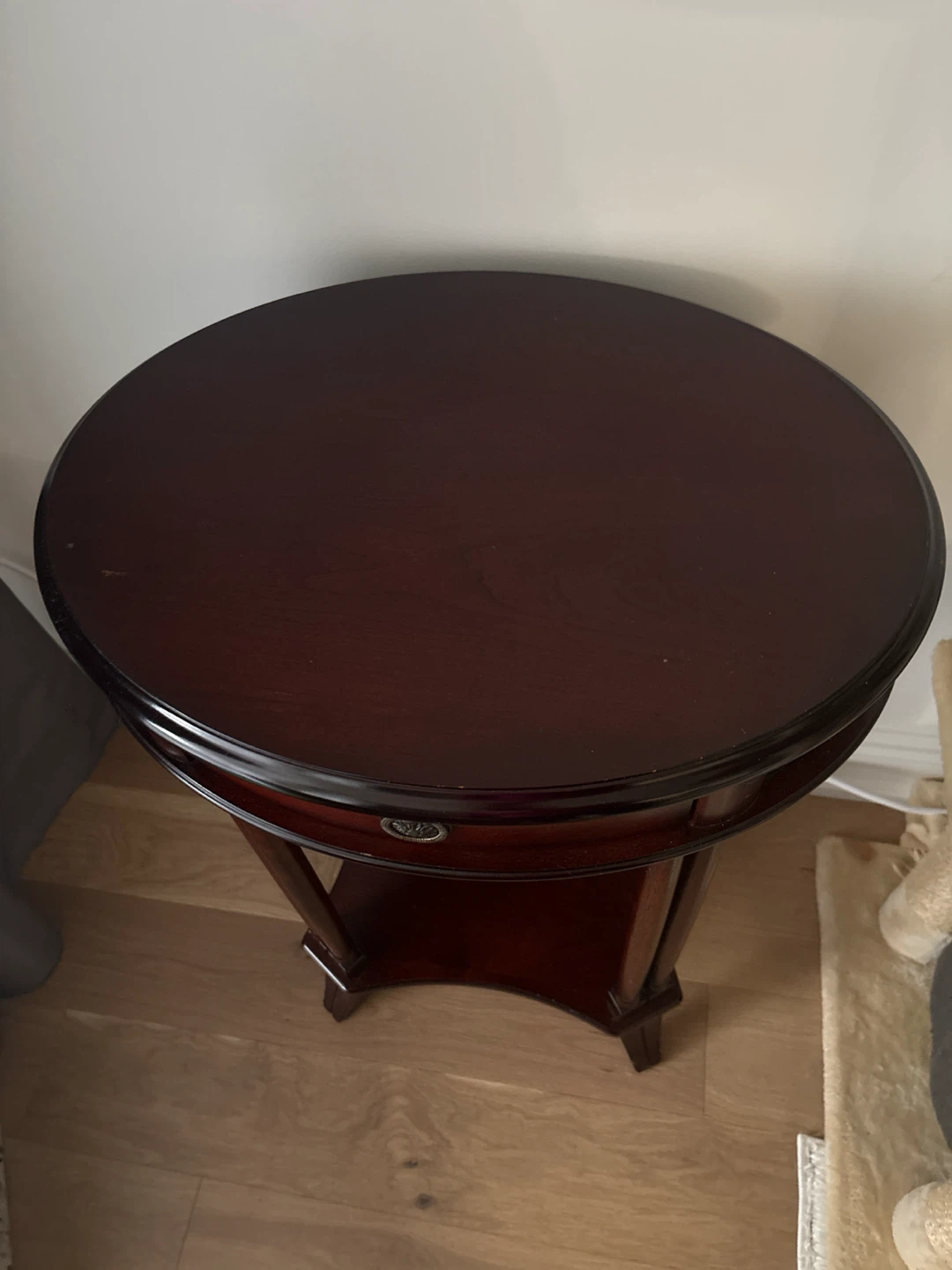 Bombay Wood Accent Table with Drawer - photo 4