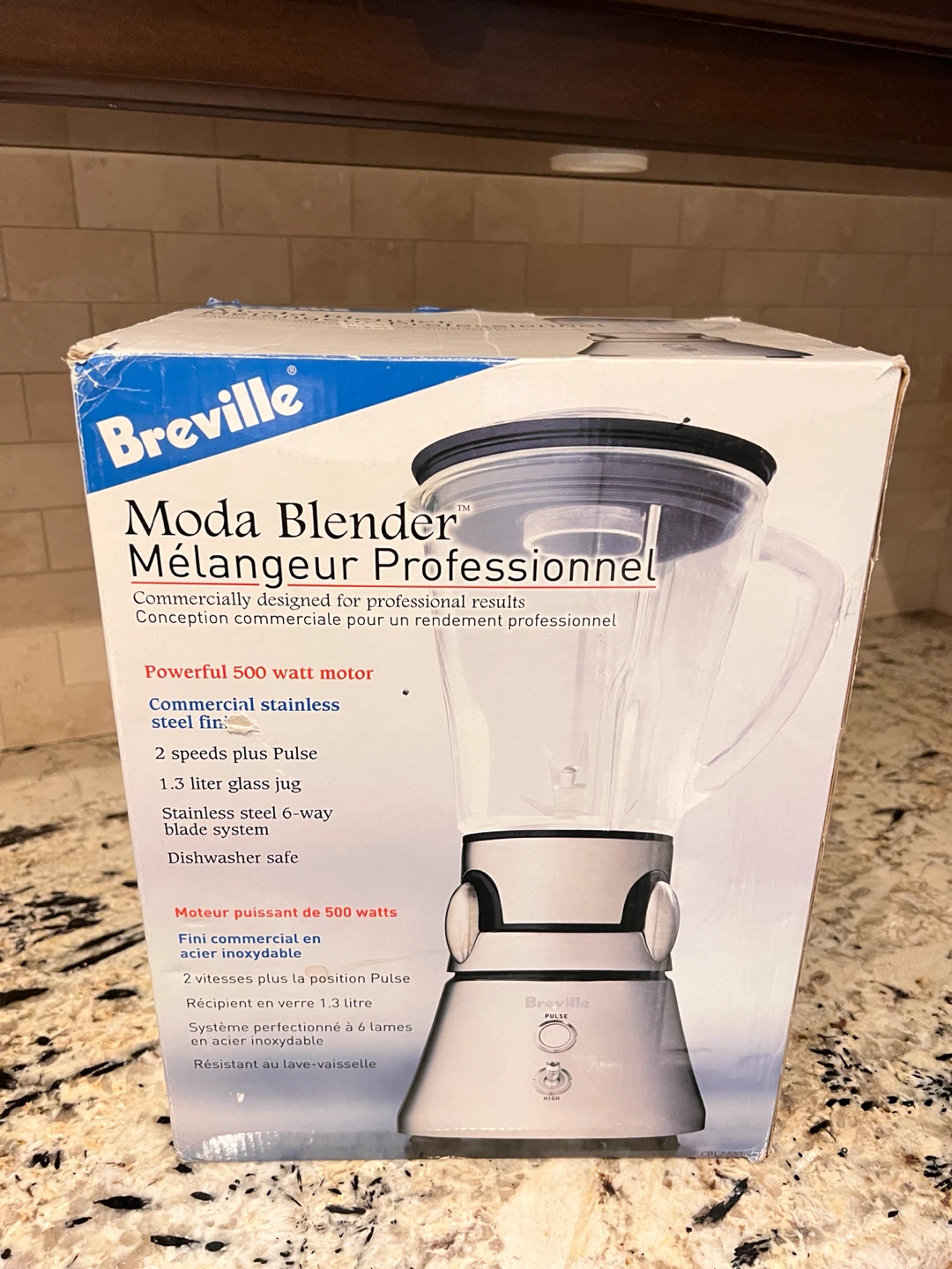 Breville Moda Blender 1.3L Glass Jug