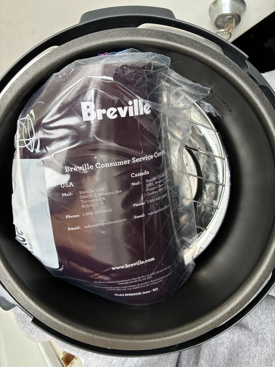 Breville Fast Slow Cooker EPR600XL - photo 3