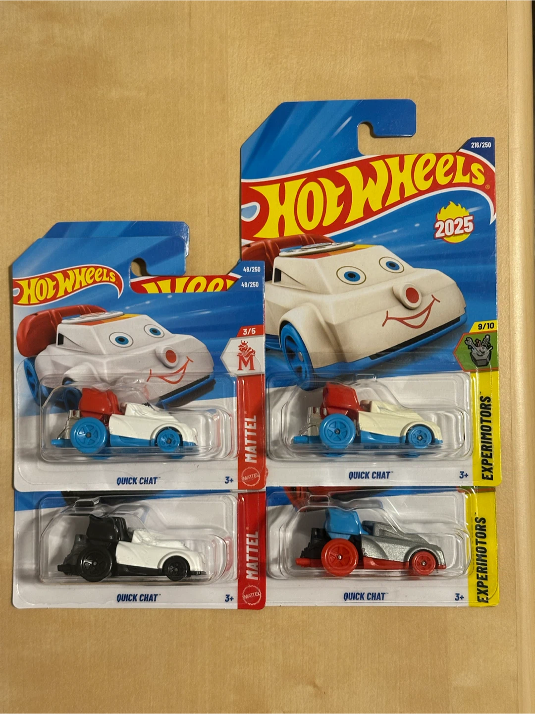 Hot Wheels 4 Quick Chat Die Cast Cars