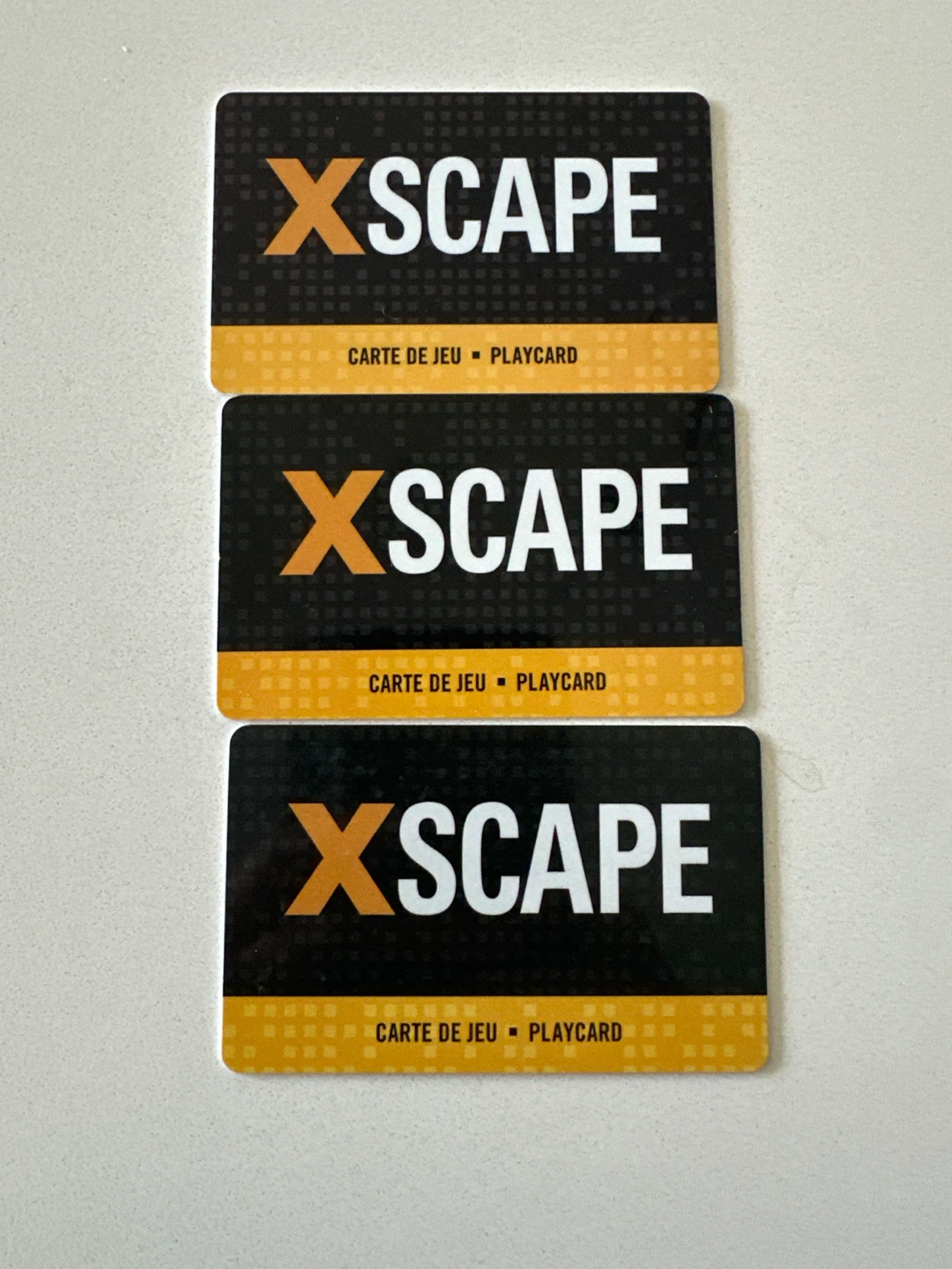XSCAPE Playcards (3-Pack)