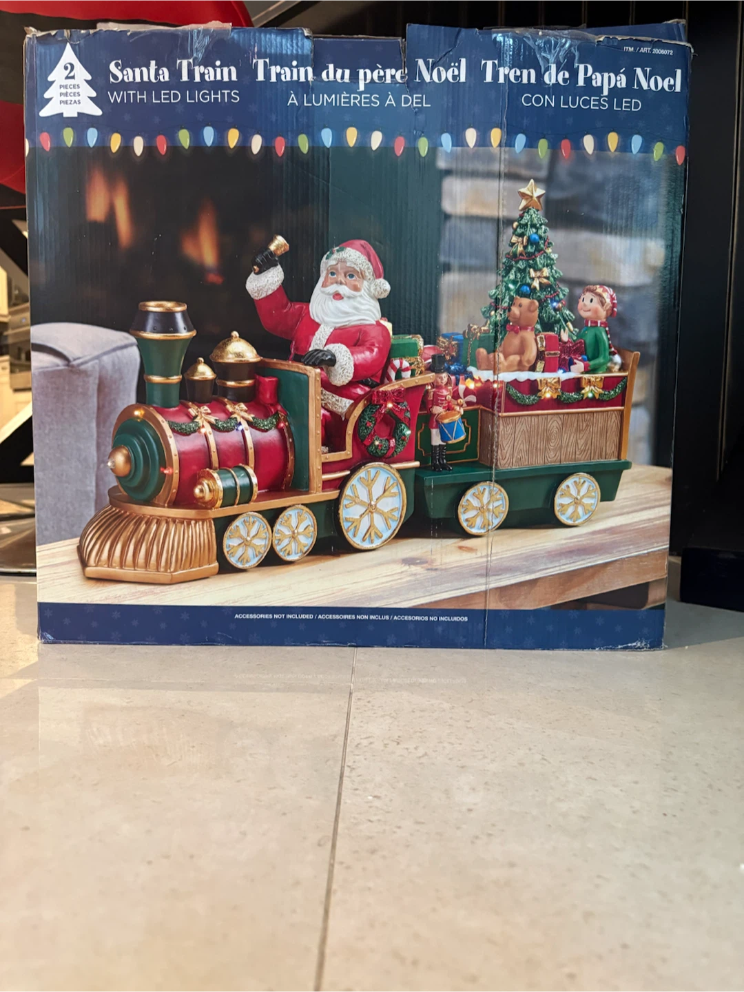 Santa Train with LED Lights - photo 4