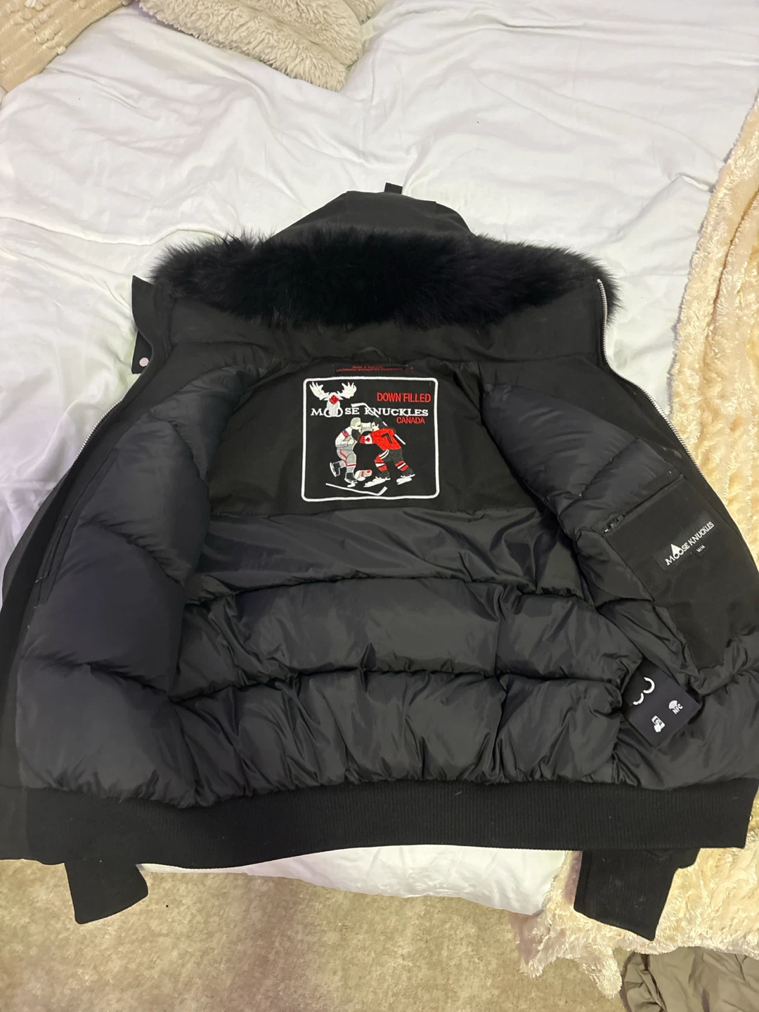Moose Knuckles Canada Down Filled Bomber Jacket - photo 3