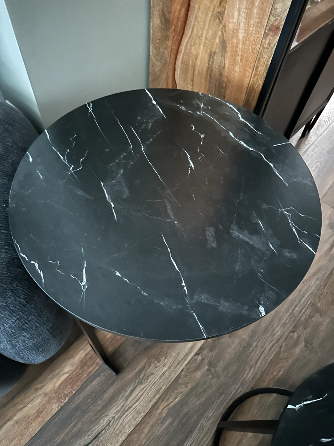 Nesting Side Tables - Black Marble Effect