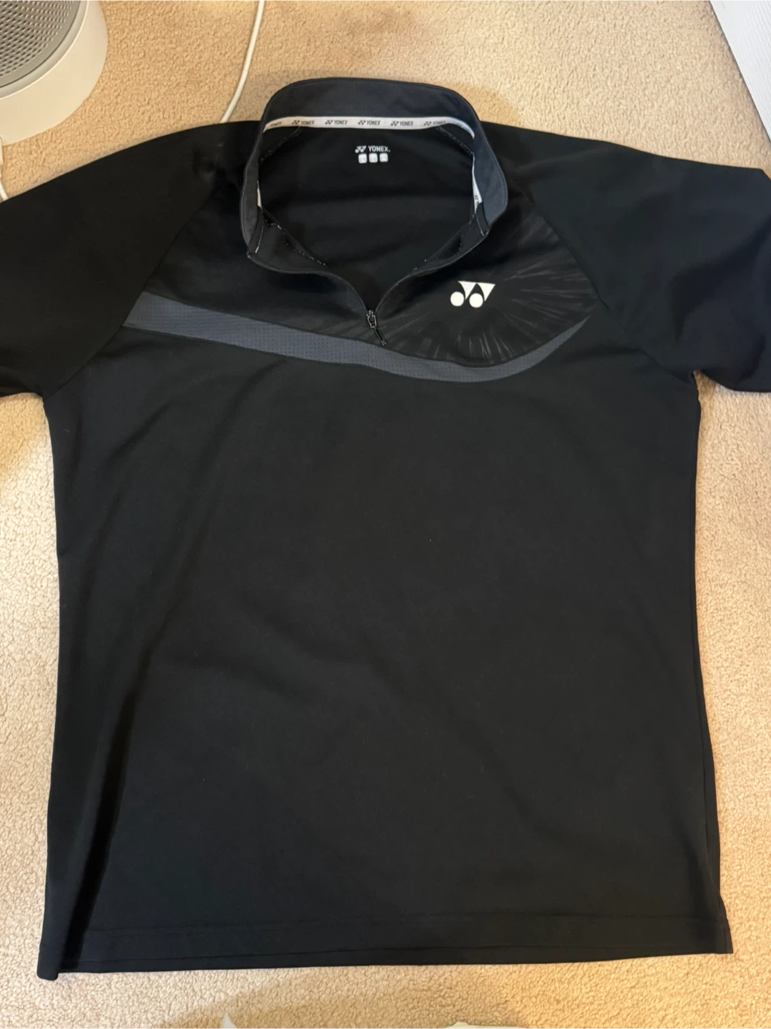 Yonex Black Athletic Shirt