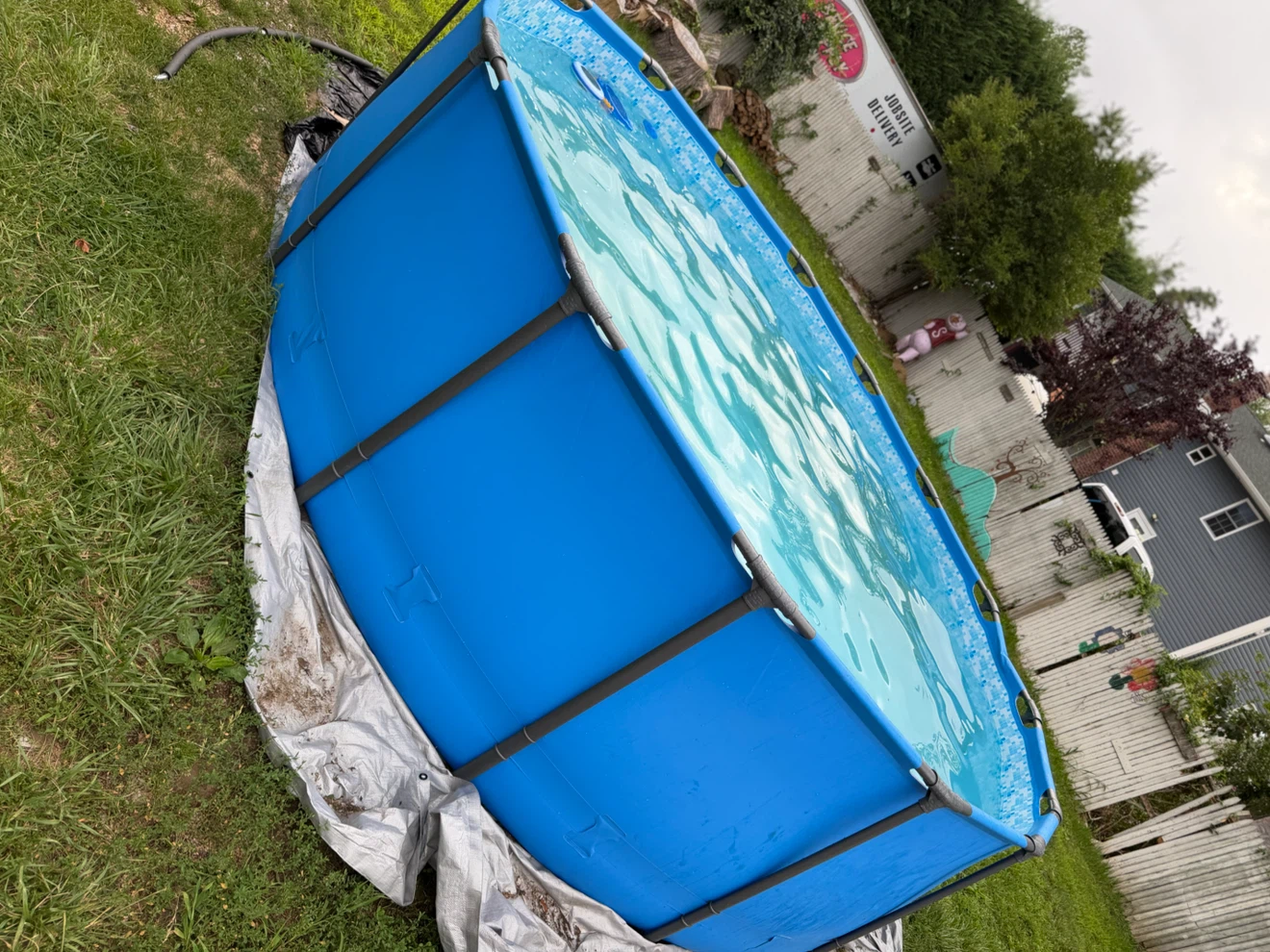 Piscina en Venta de  15'x 15'x 48" por motivo de mudanza - photo 5