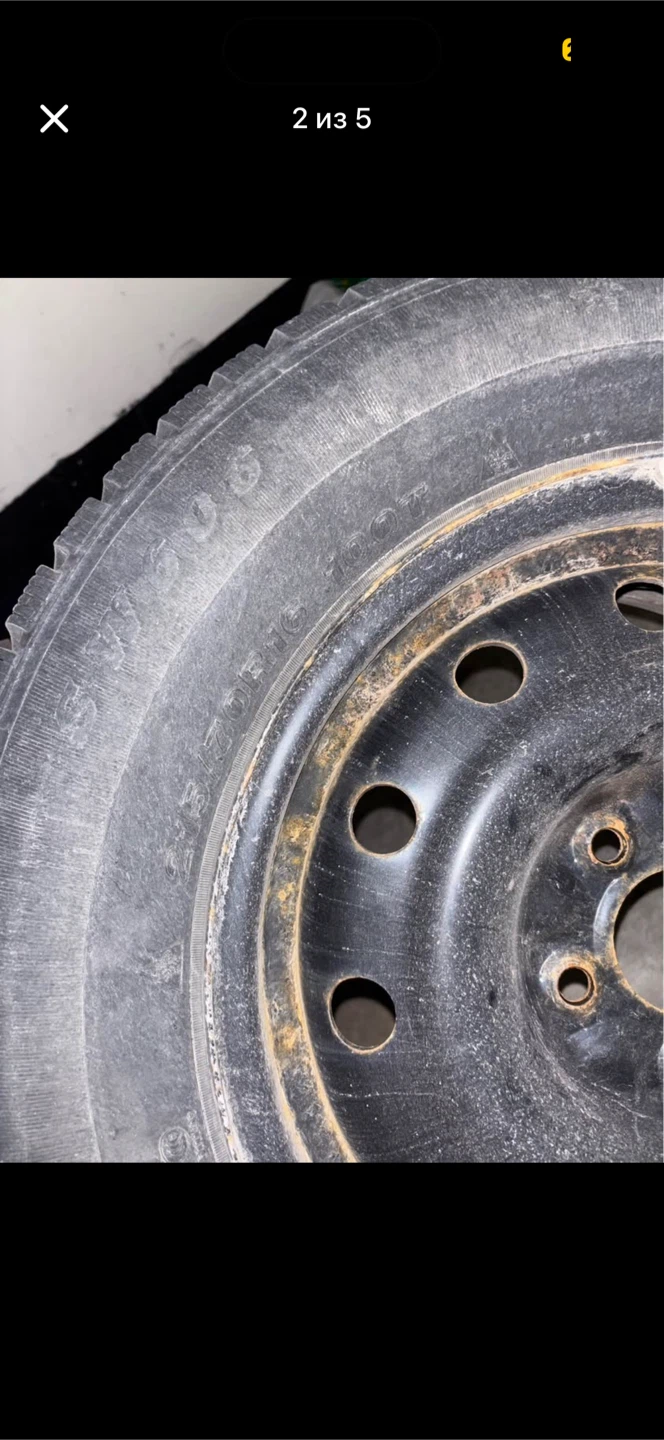 For sale 4 winter tiers 215/70 R16 - photo 2
