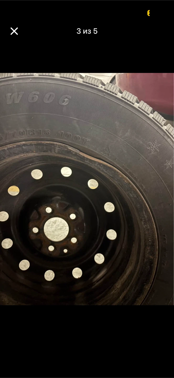 For sale 4 winter tiers 215/70 R16 - photo 3