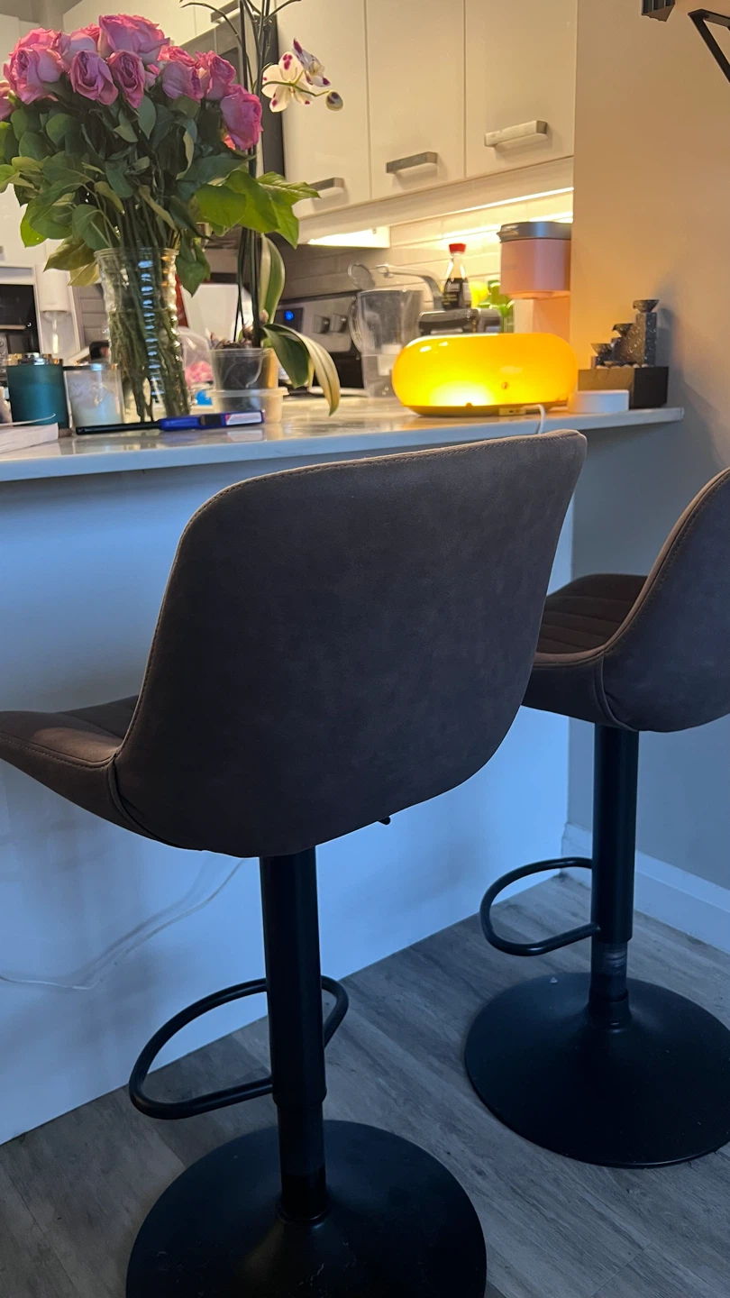 Move out sale! Adjustable Swivel Bar Stools (Set of 2)