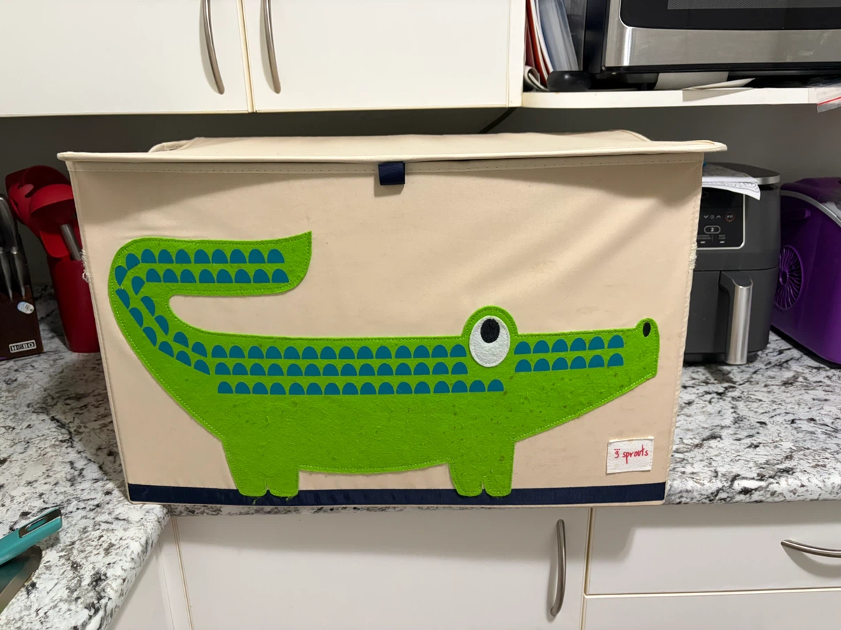 Skip Hop Zoo Storage Bin Toy Organizer Crocodile
