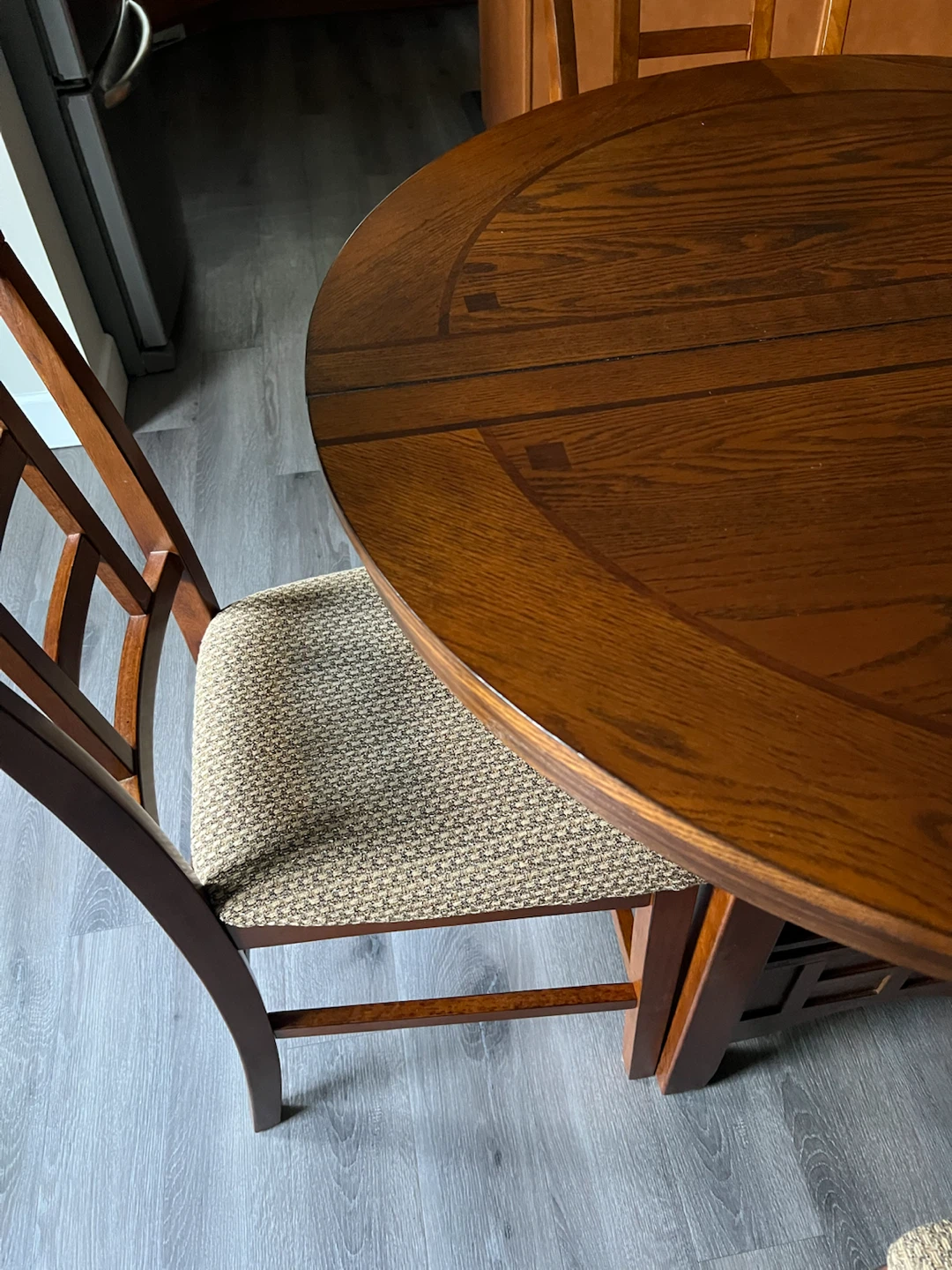 Wooden Dining Table and Chairs - photo 2