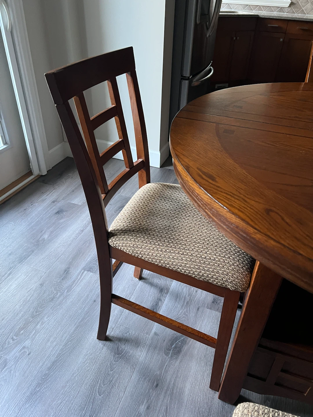 Wooden Dining Table and Chairs - photo 3